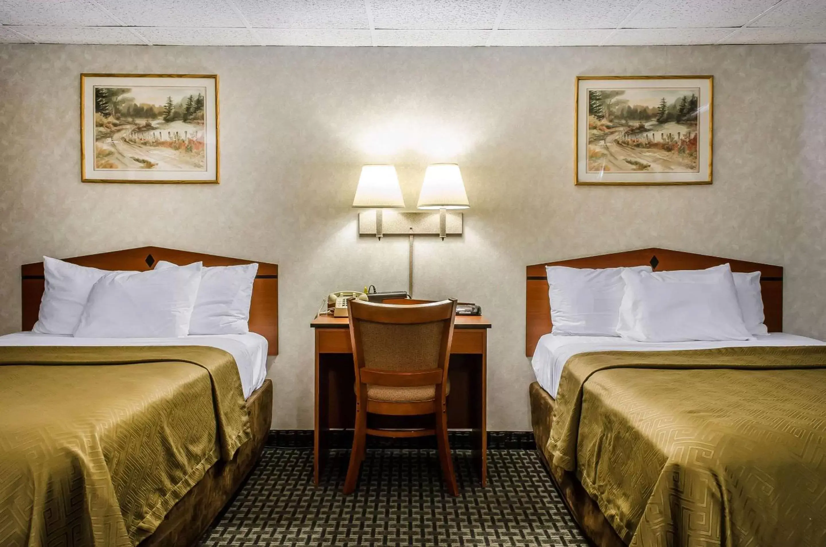 Photo of the whole room, Bed in Rodeway Inn State College - near University