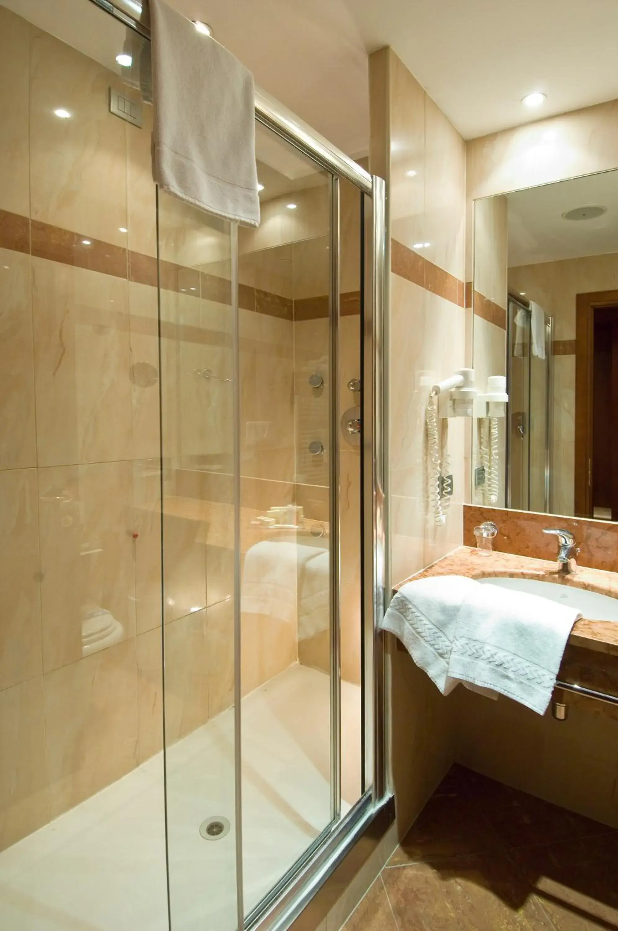 Shower, Bathroom in AS Hotel Monza