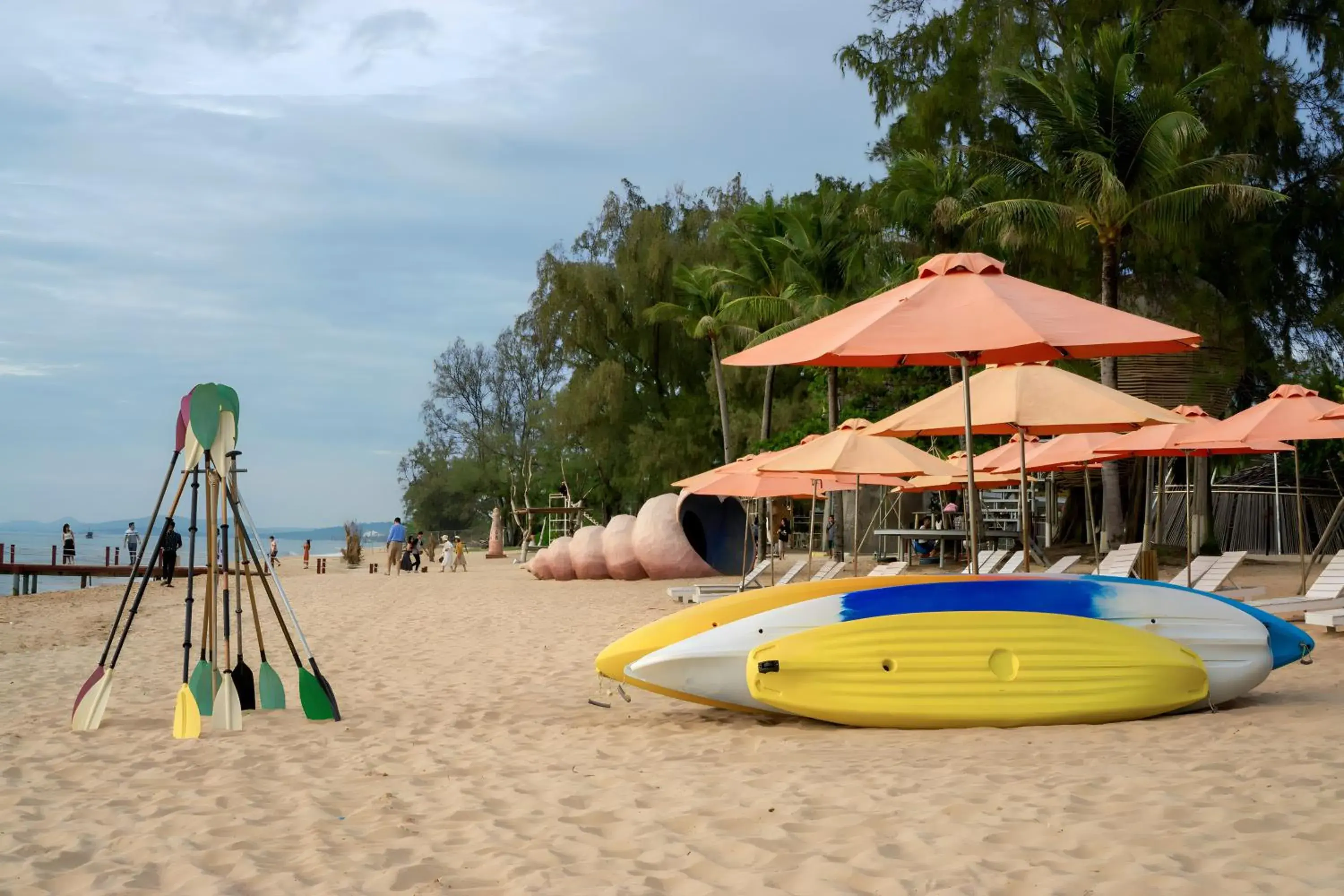 Beach in Sunset Sanato Resort & Villas