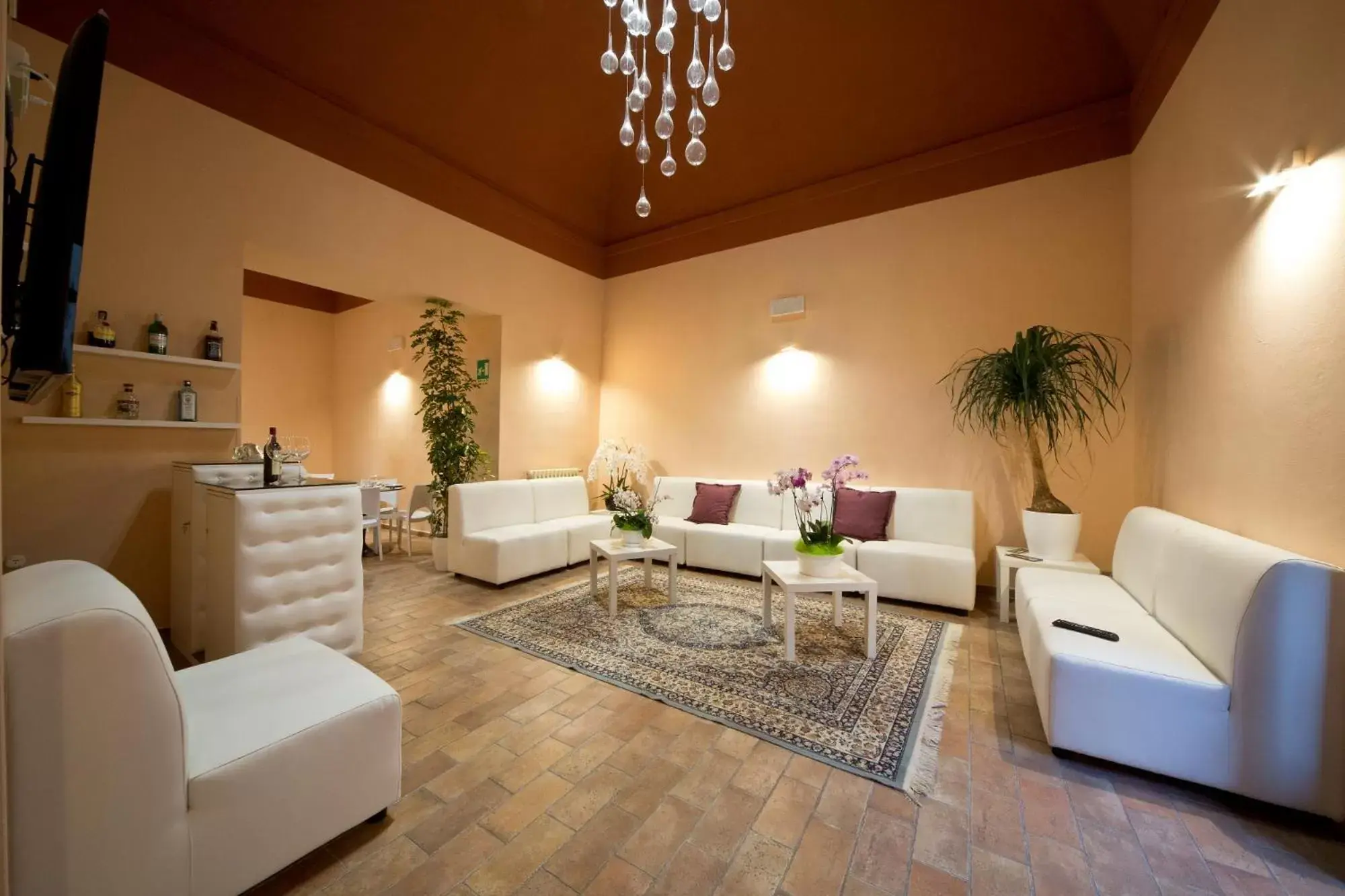 Lobby or reception, Seating Area in Hotel Palazzo Renieri - 3stelle S