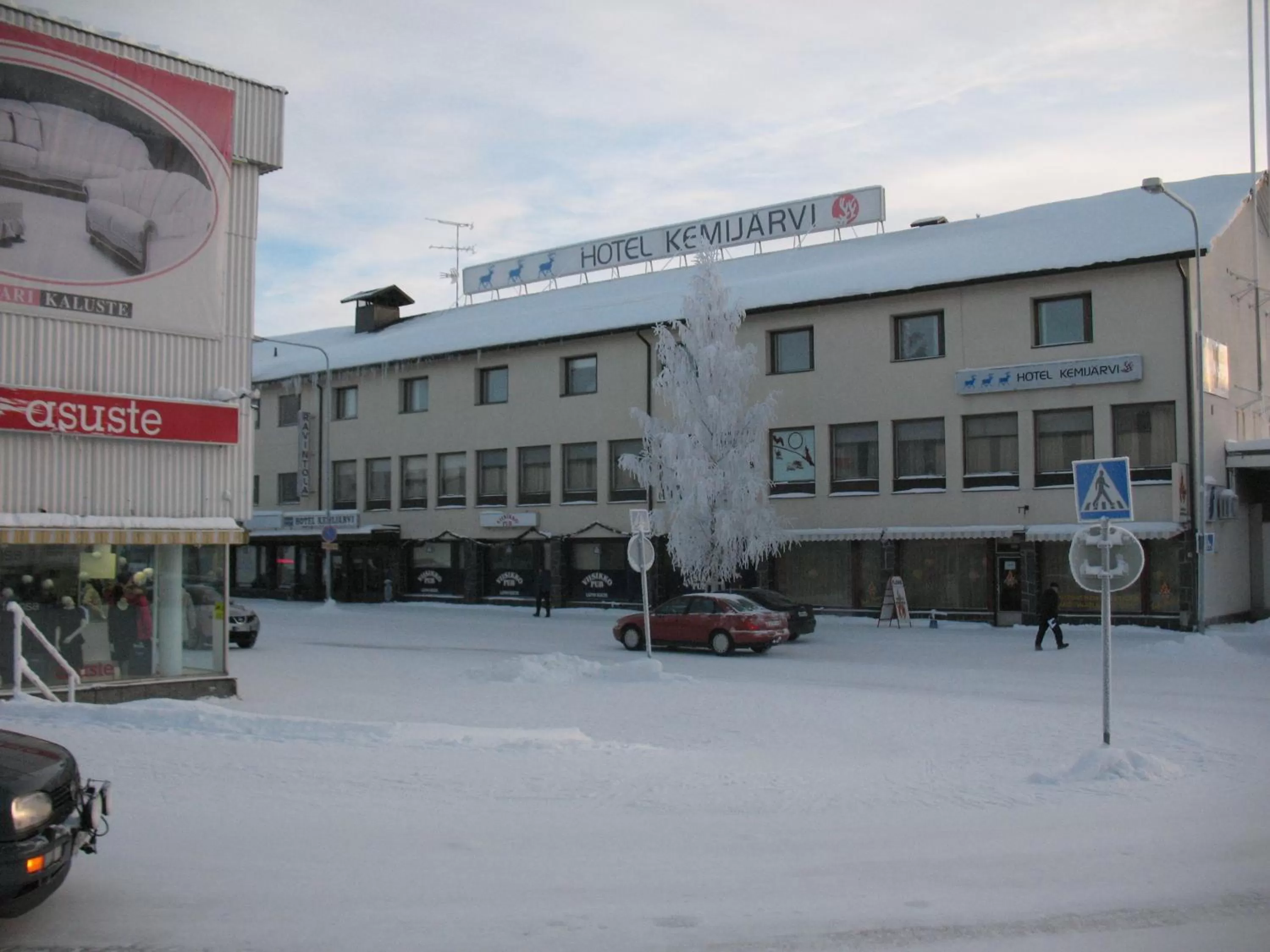 Facade/entrance in Hotel Kemijärvi