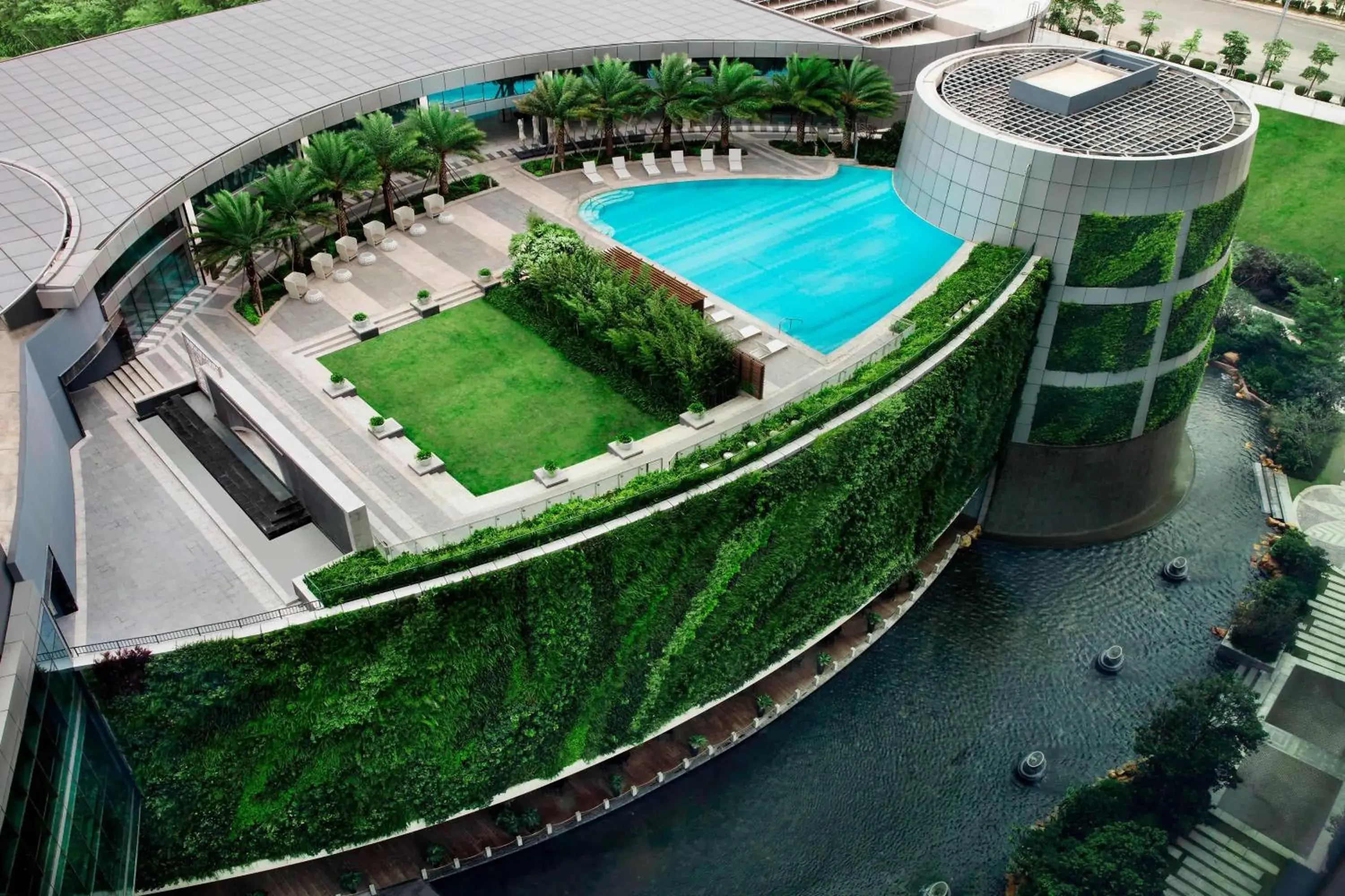 Property building, Pool View in JW Marriott Hotel Shenzhen Bao'an International Airport