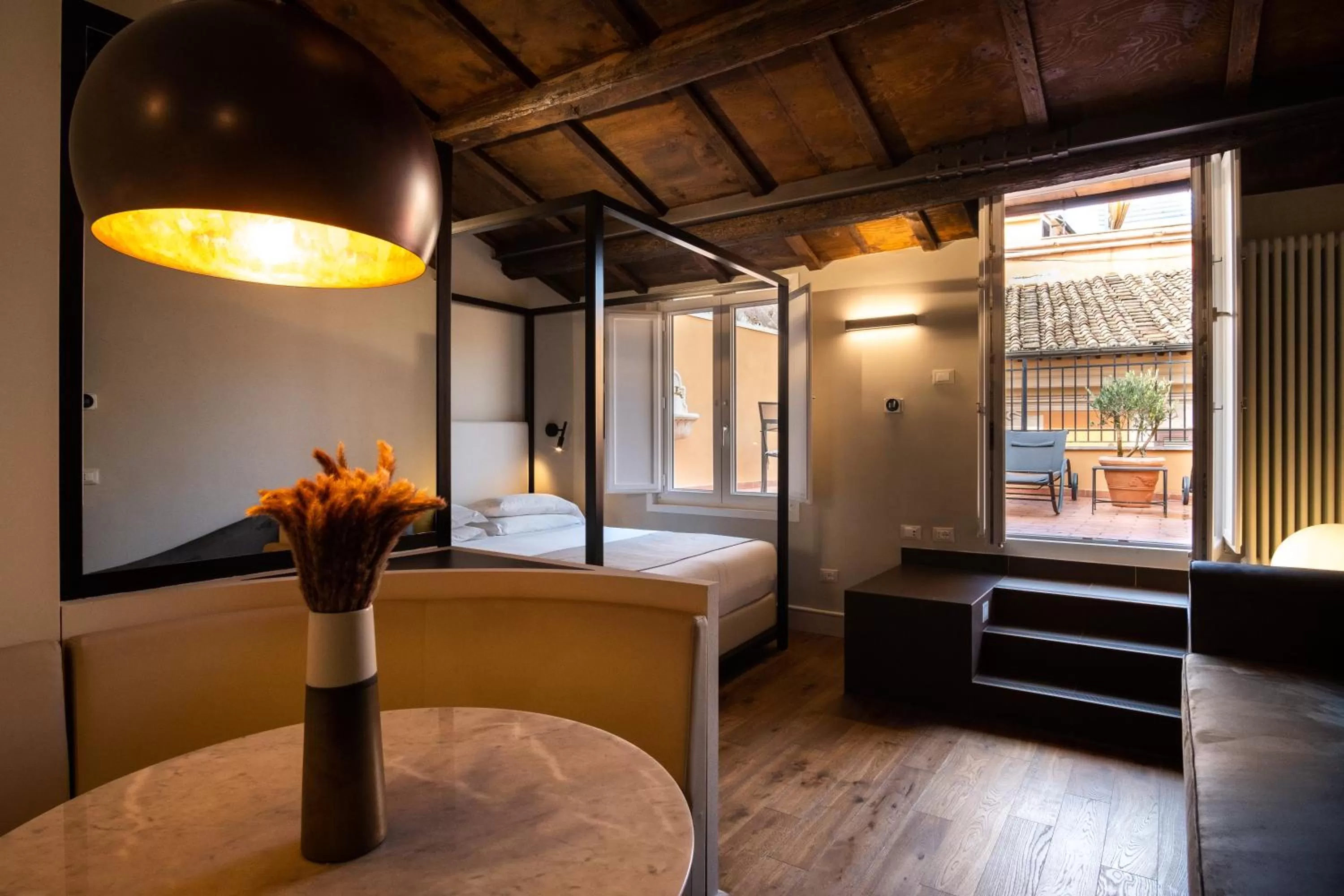 Bed in Hotel Smeraldo