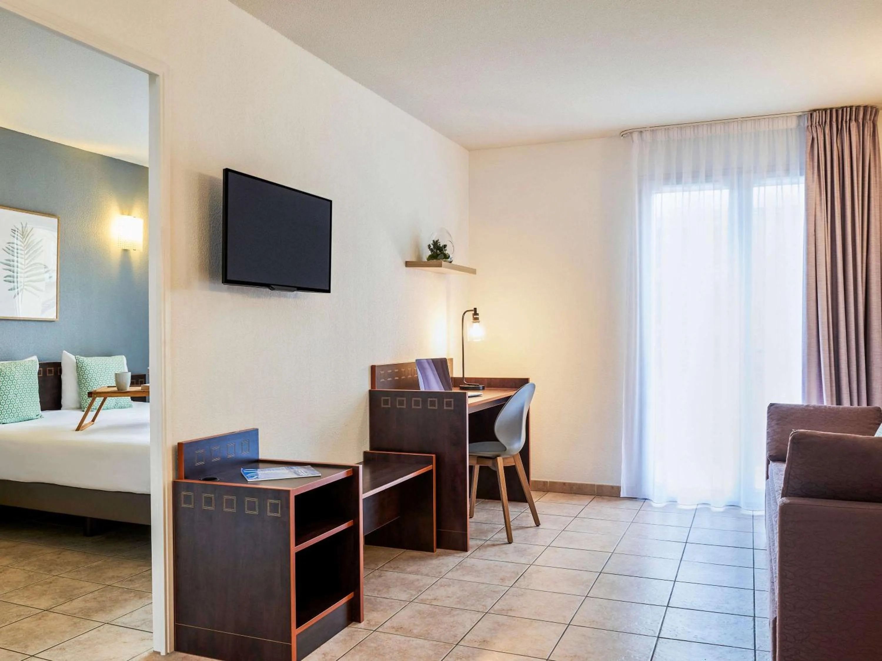 Photo of the whole room, Bed in Aparthotel Adagio Access Nice Acropolis