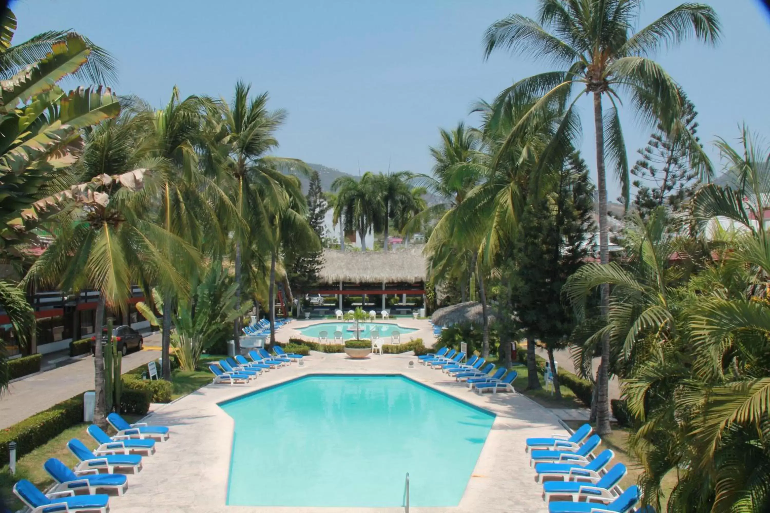 Pool View in Hotel Bali-Hai Acapulco