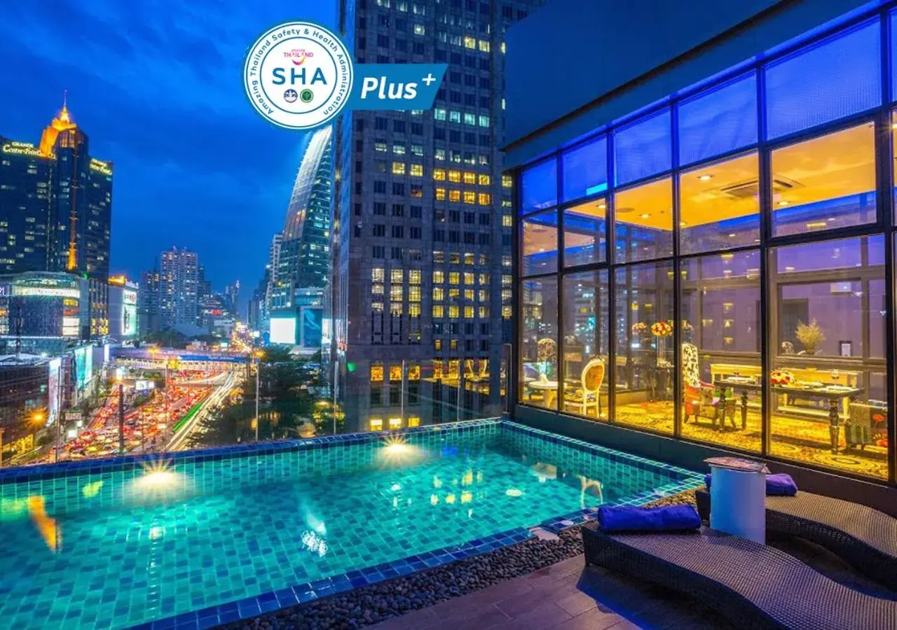 Property building in Hotel Clover Asoke - SHA Extra Plus