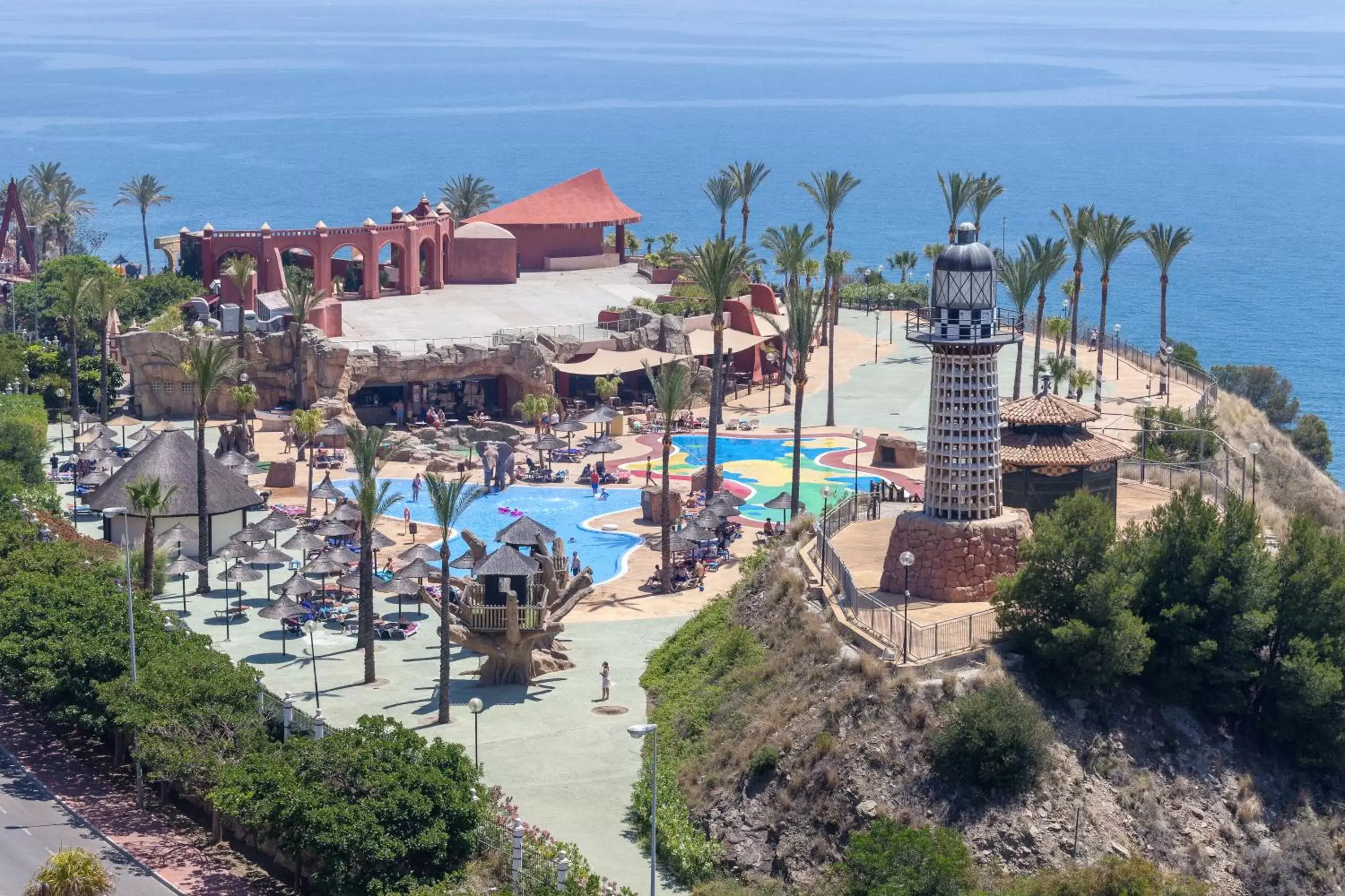 Aqua park, Pool View in Holiday World Resort