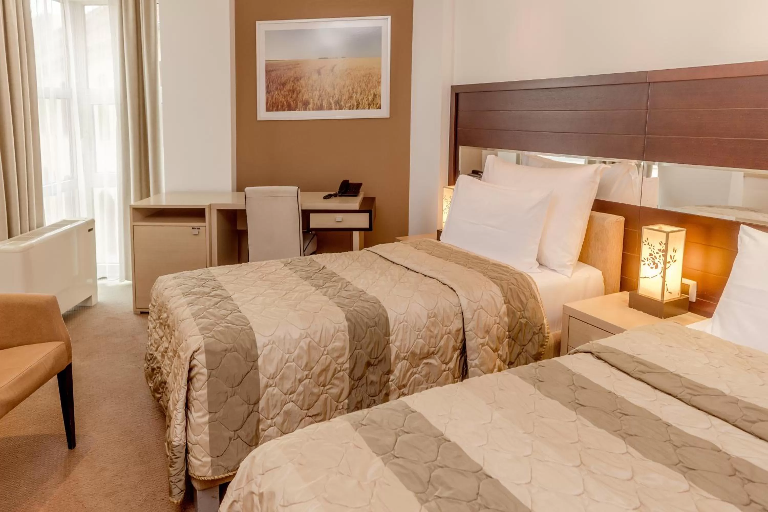 Bed in Hotel Vojvodina