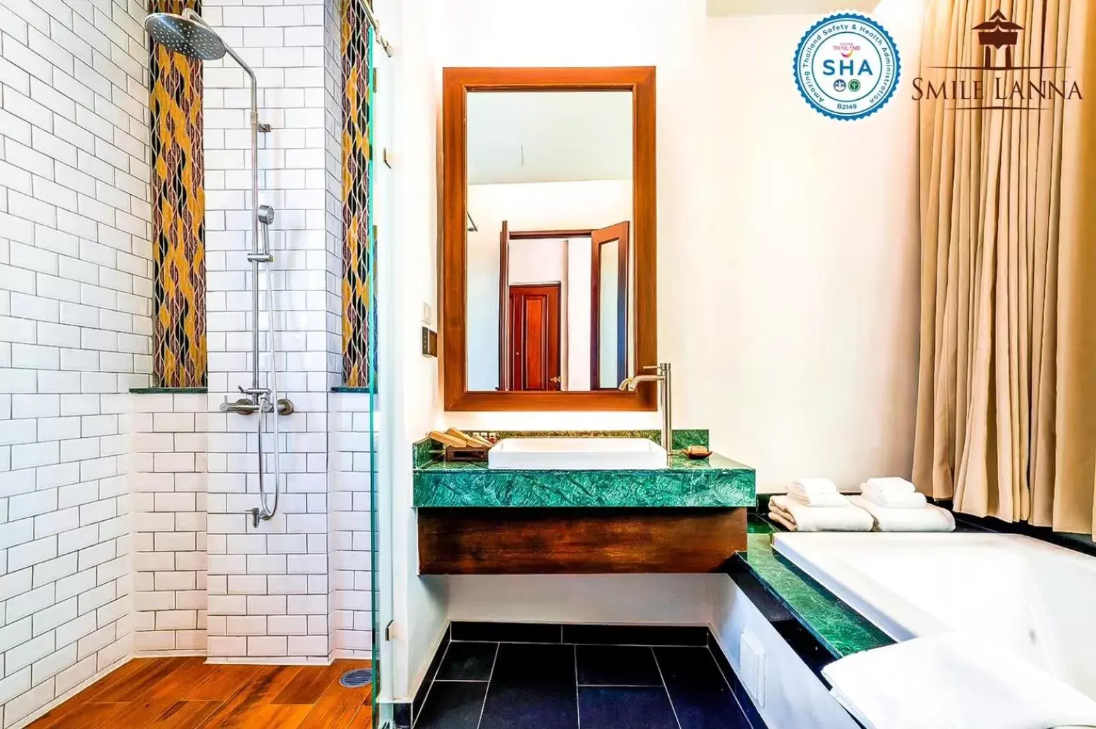 Bathroom in Smile Lanna Hotel