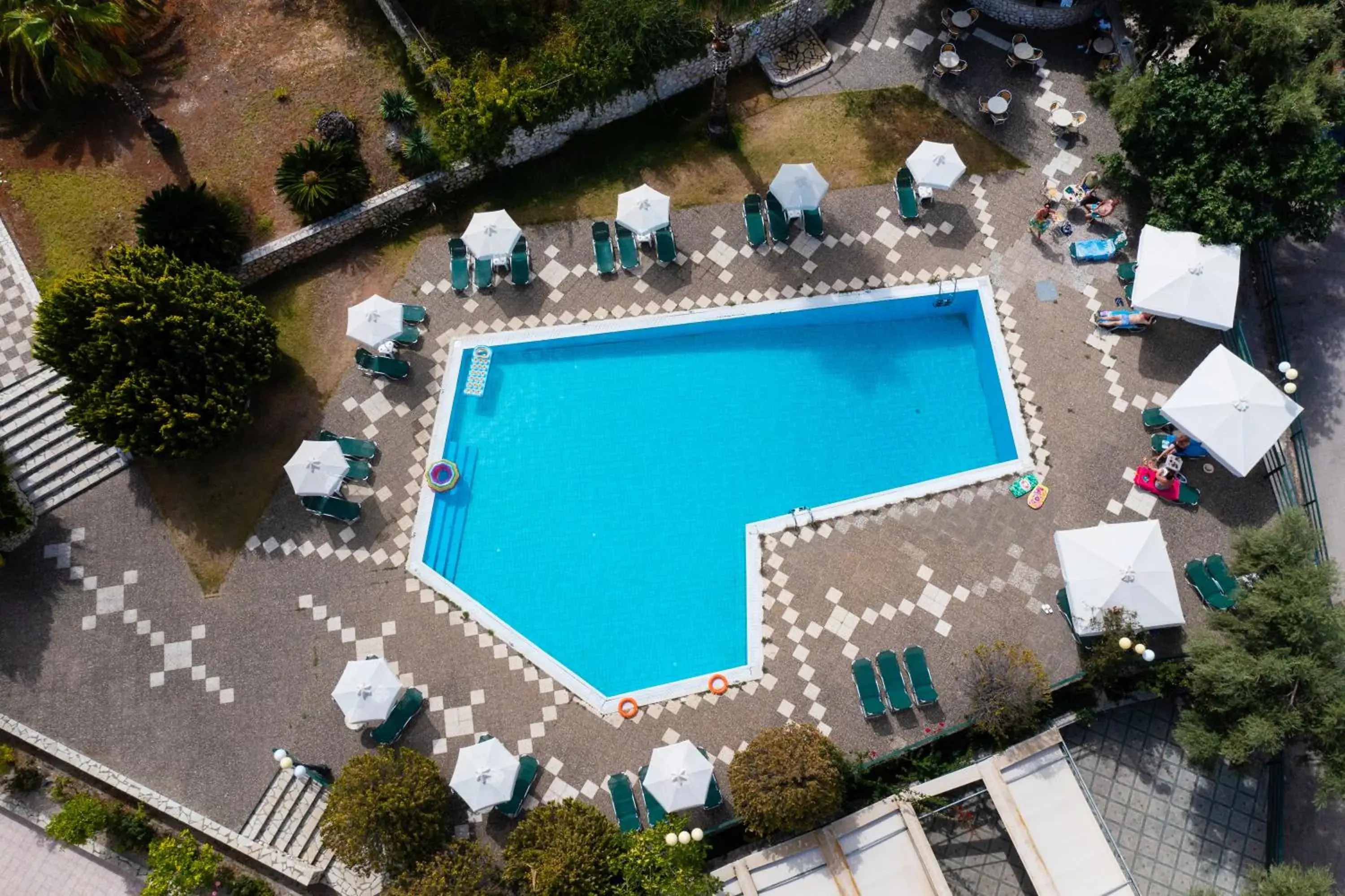 Pool View in Santa Marina Hotel