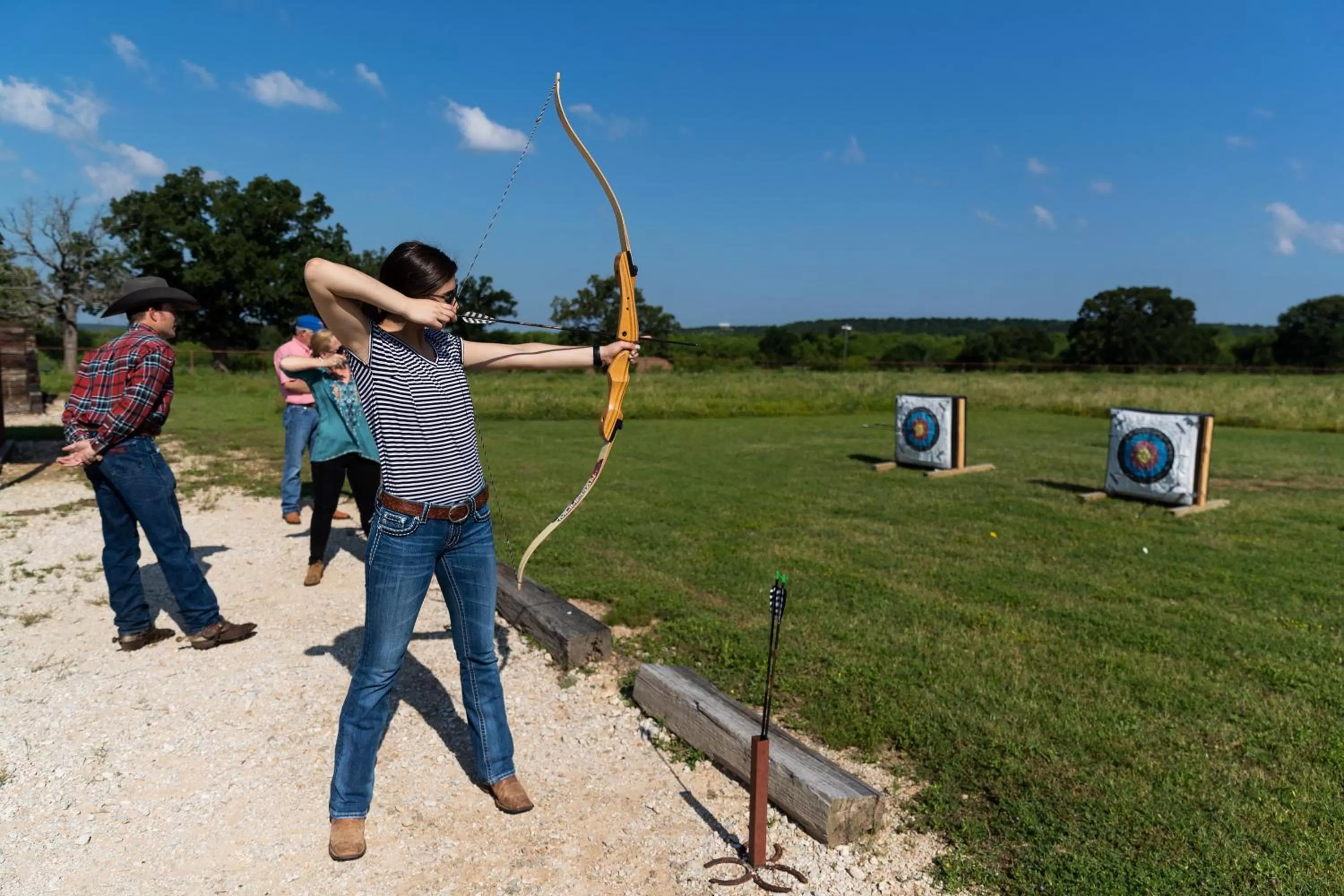 People in Wildcatter Ranch and Resort