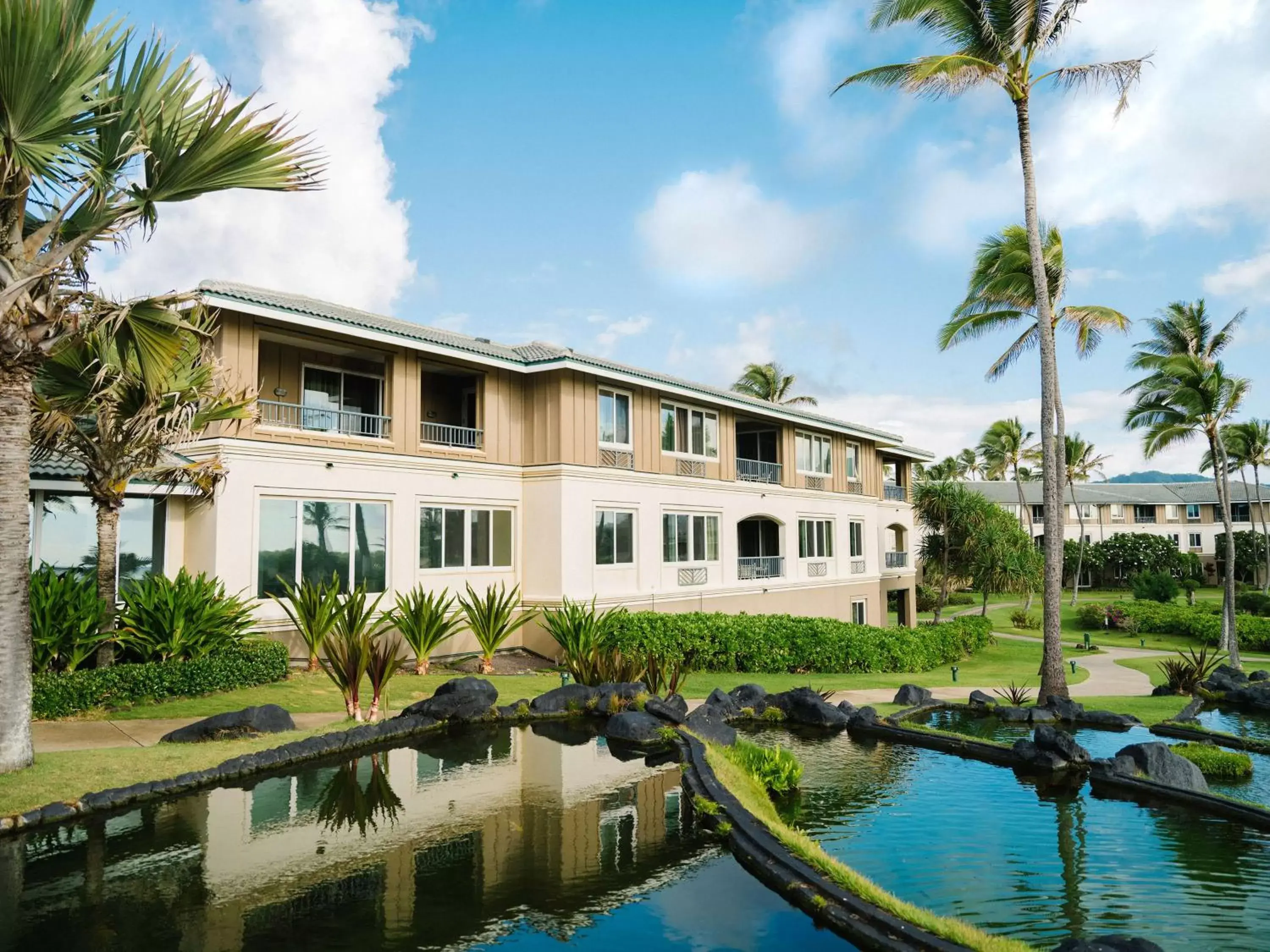 Property Building in Hilton Vacation Club The Point at Poipu Kauai