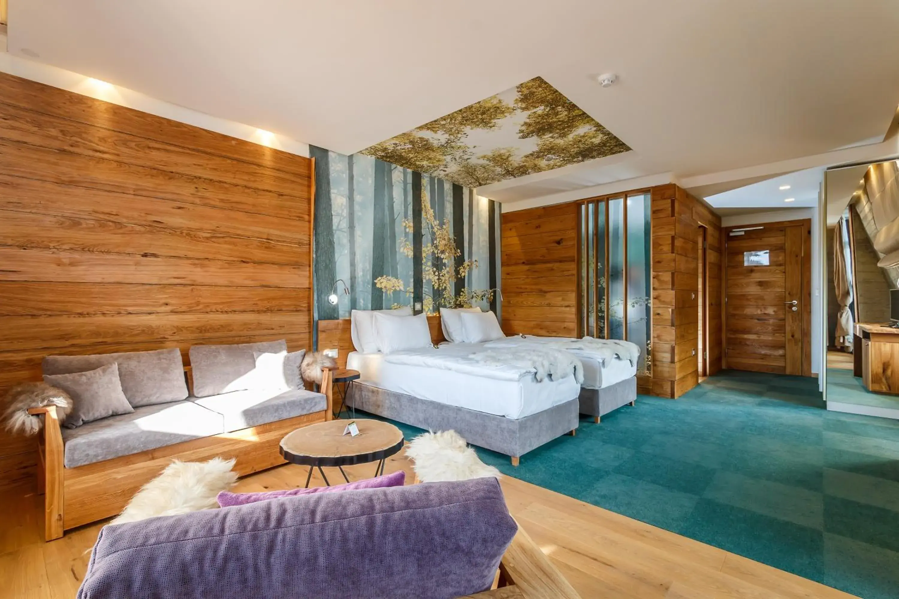 Decorative detail, Bed in Pino Nature Hotel, BW Premier Collection Decorative detail, Bed in Pino Nature Hotel, BW Premier Collection