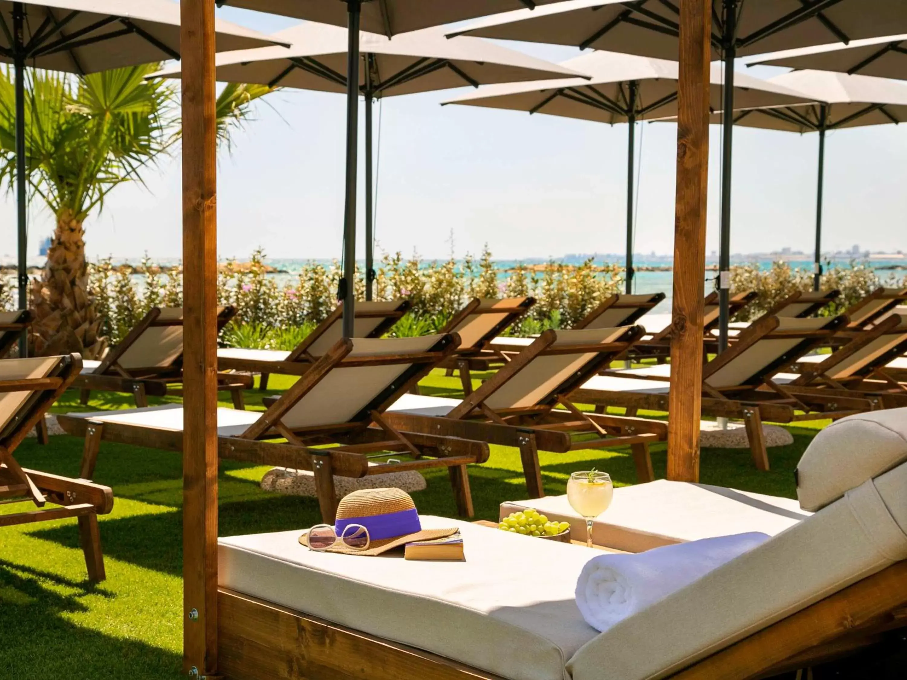 Pool view in Mercure Larnaca Beach Resort