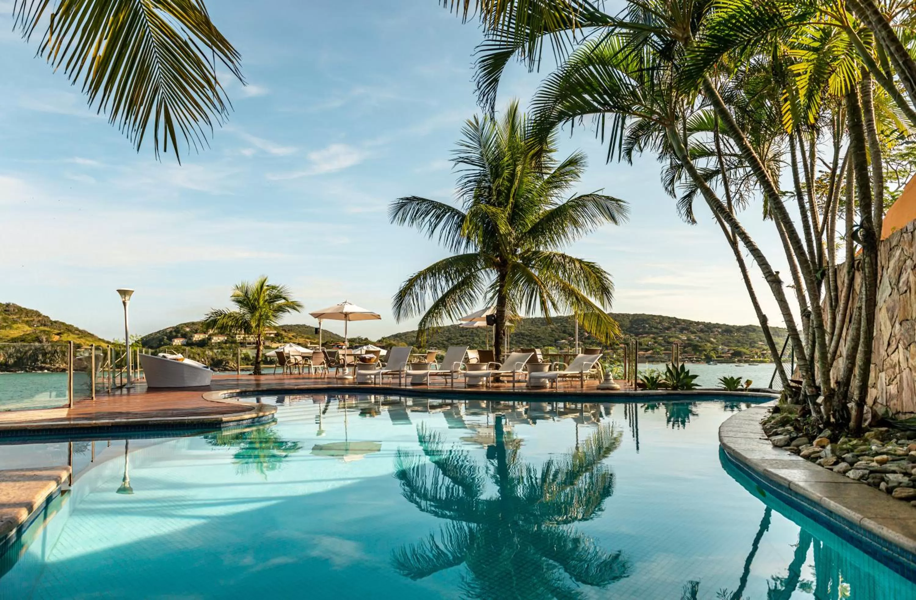 Pool view in Hotel Ferradura Private