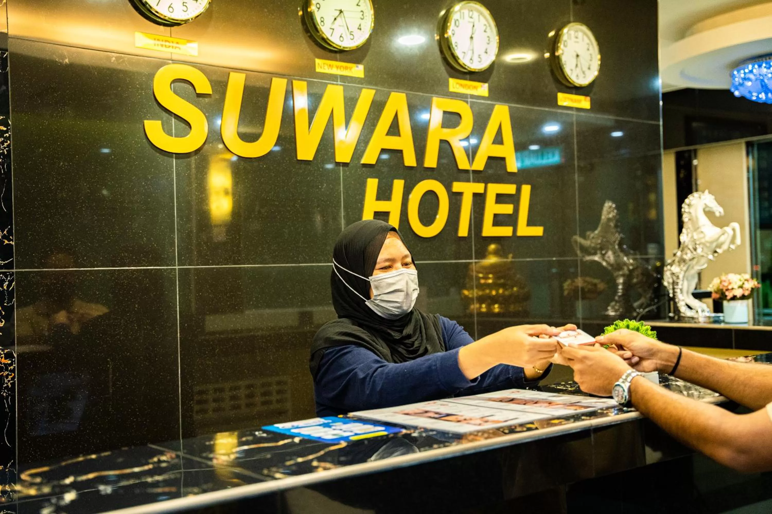 Staff in Suwara Hotel Kepong KL