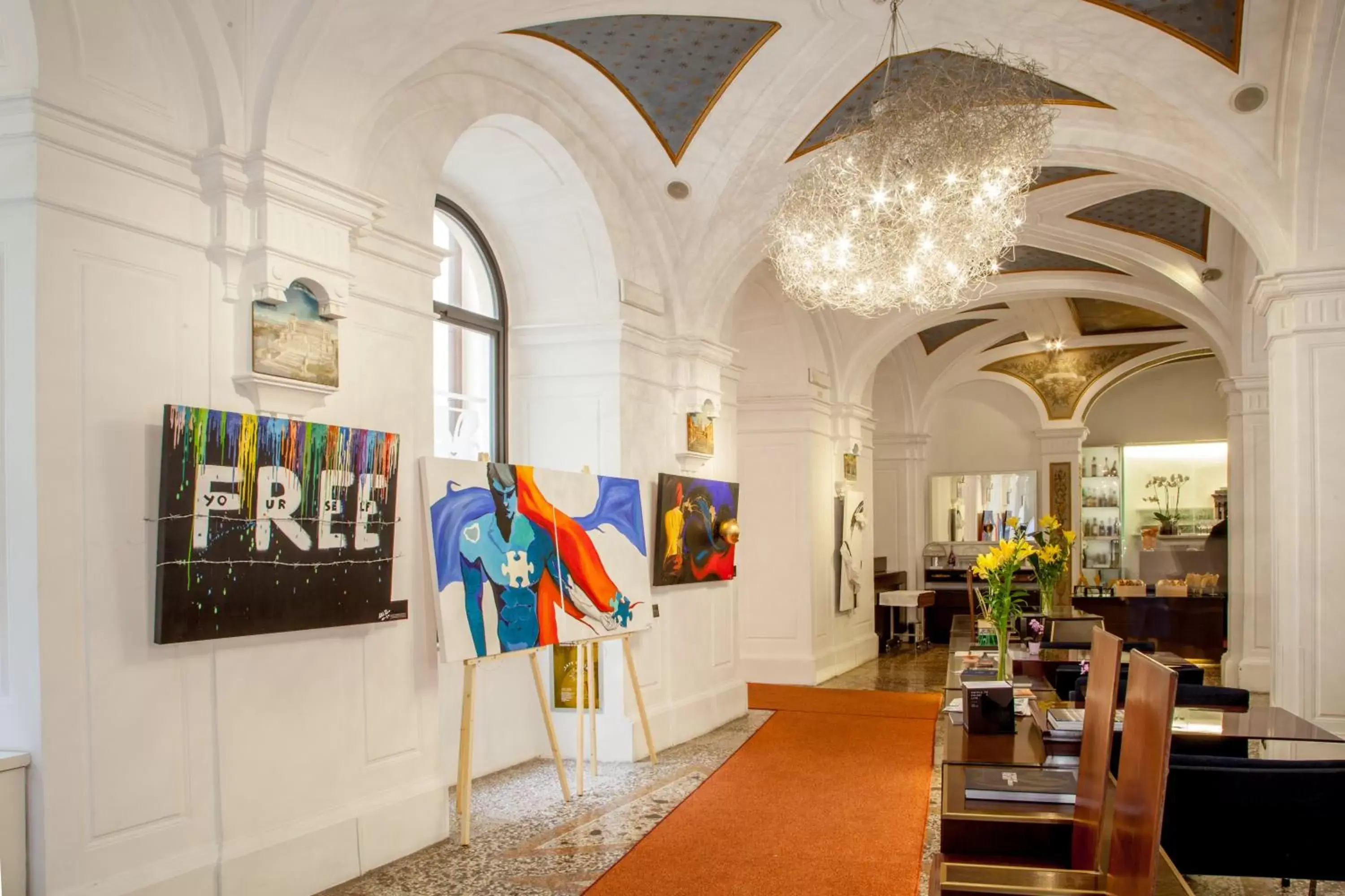 Lobby or reception in Hotel Art by the Spanish Steps UNA Esperienze