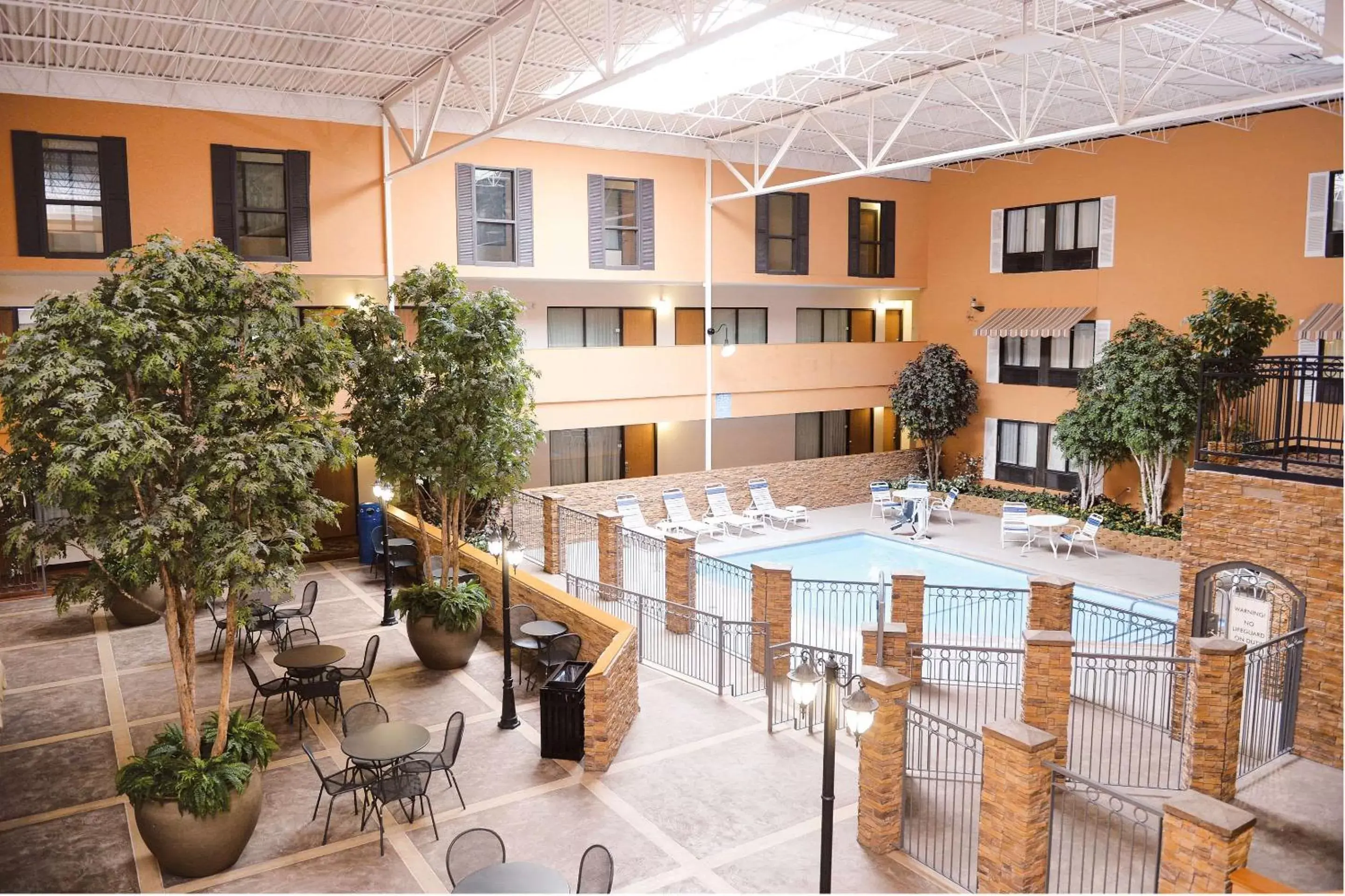 On site, Pool View in Quality Inn & Suites Ames Conference Center Near ISU Campus
