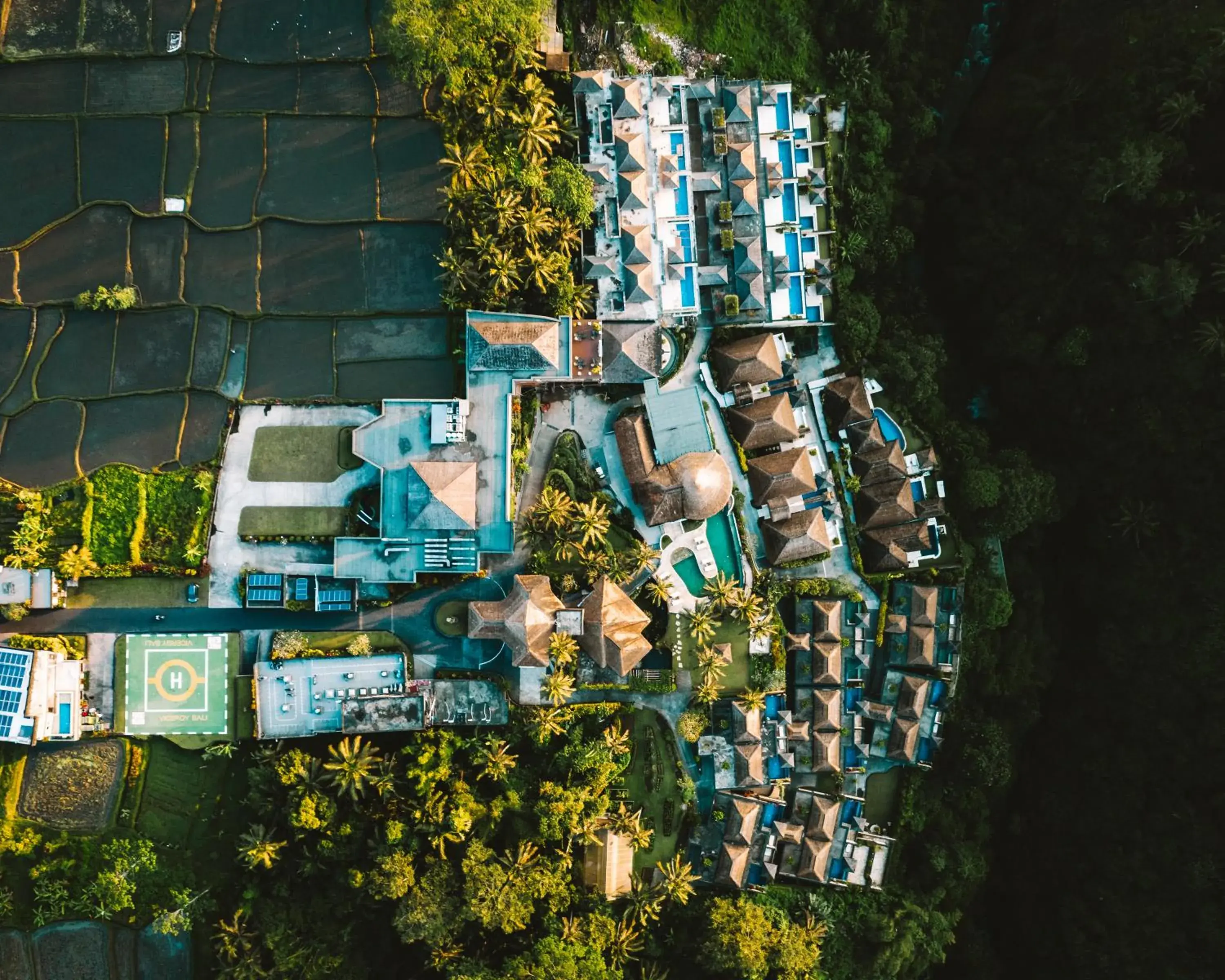 Area and facilities, Bird's-eye View in Viceroy Bali