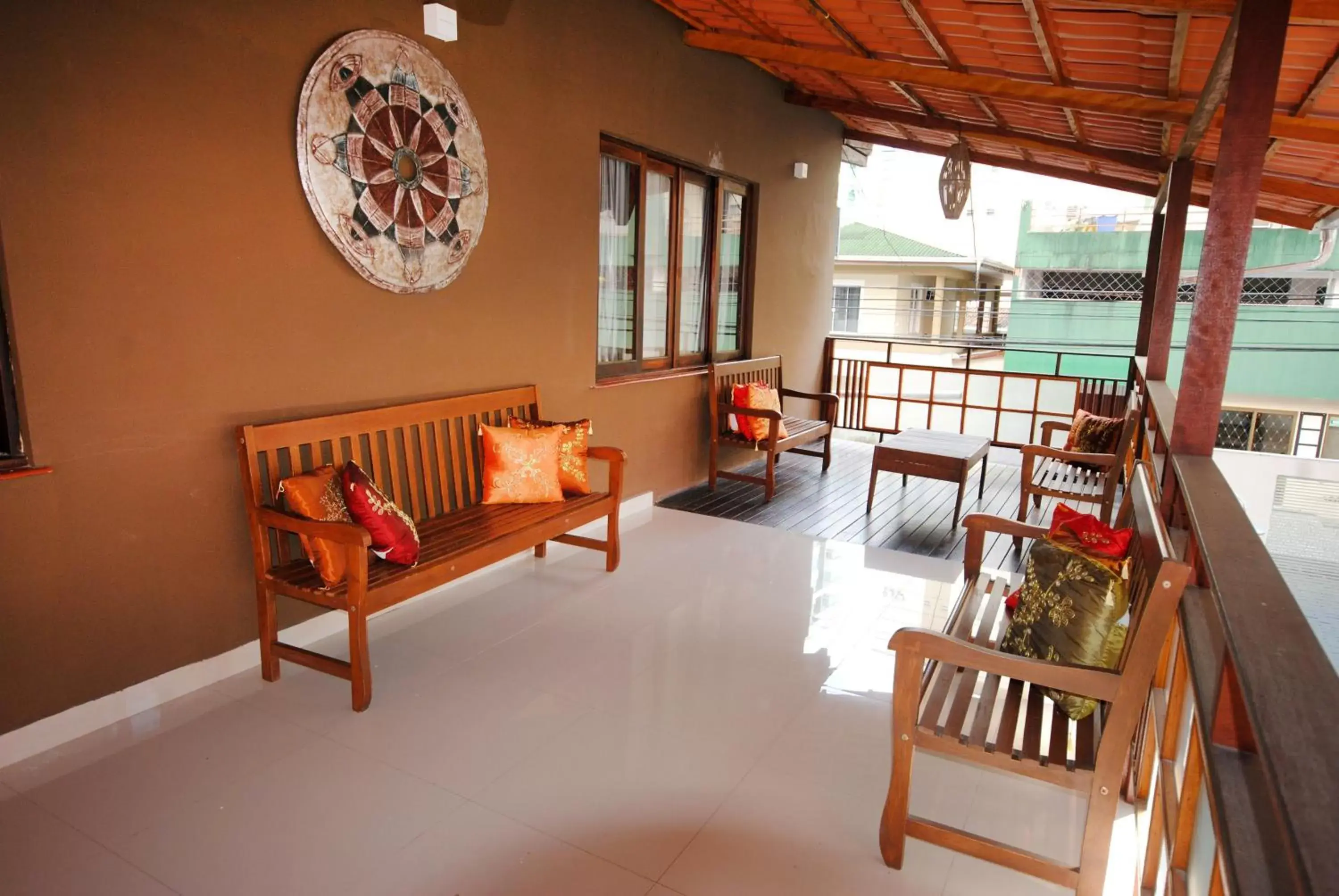 Balcony/Terrace, Seating Area in Hotel Rieger