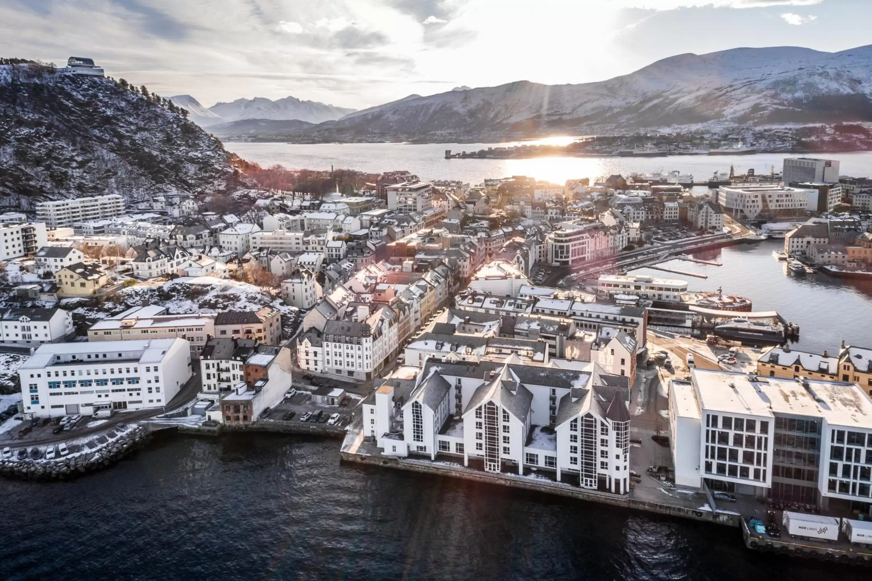 Neighbourhood, Bird's-eye View in Quality Hotel Ålesund