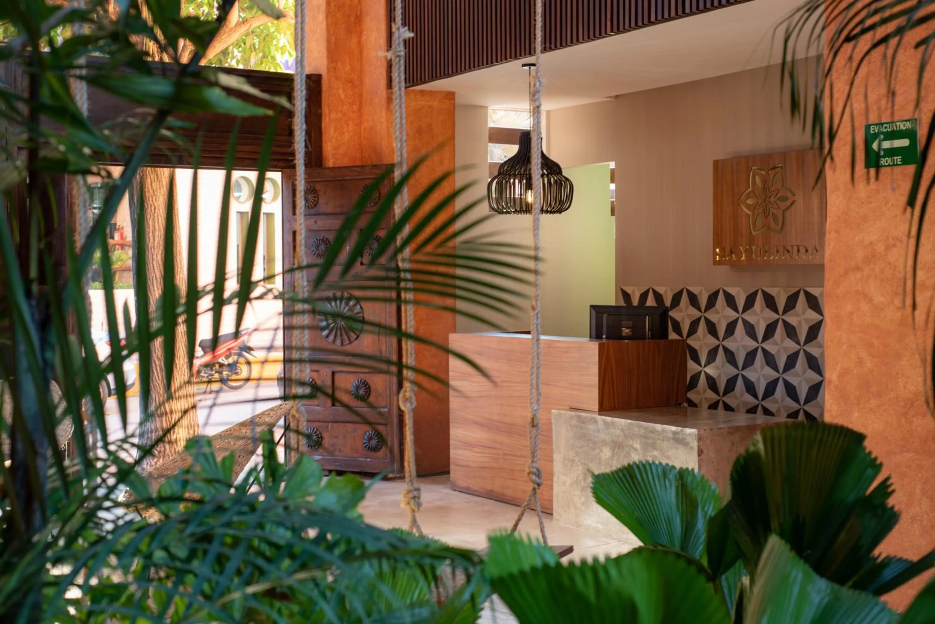 Lobby or reception in Sayulinda Hotel