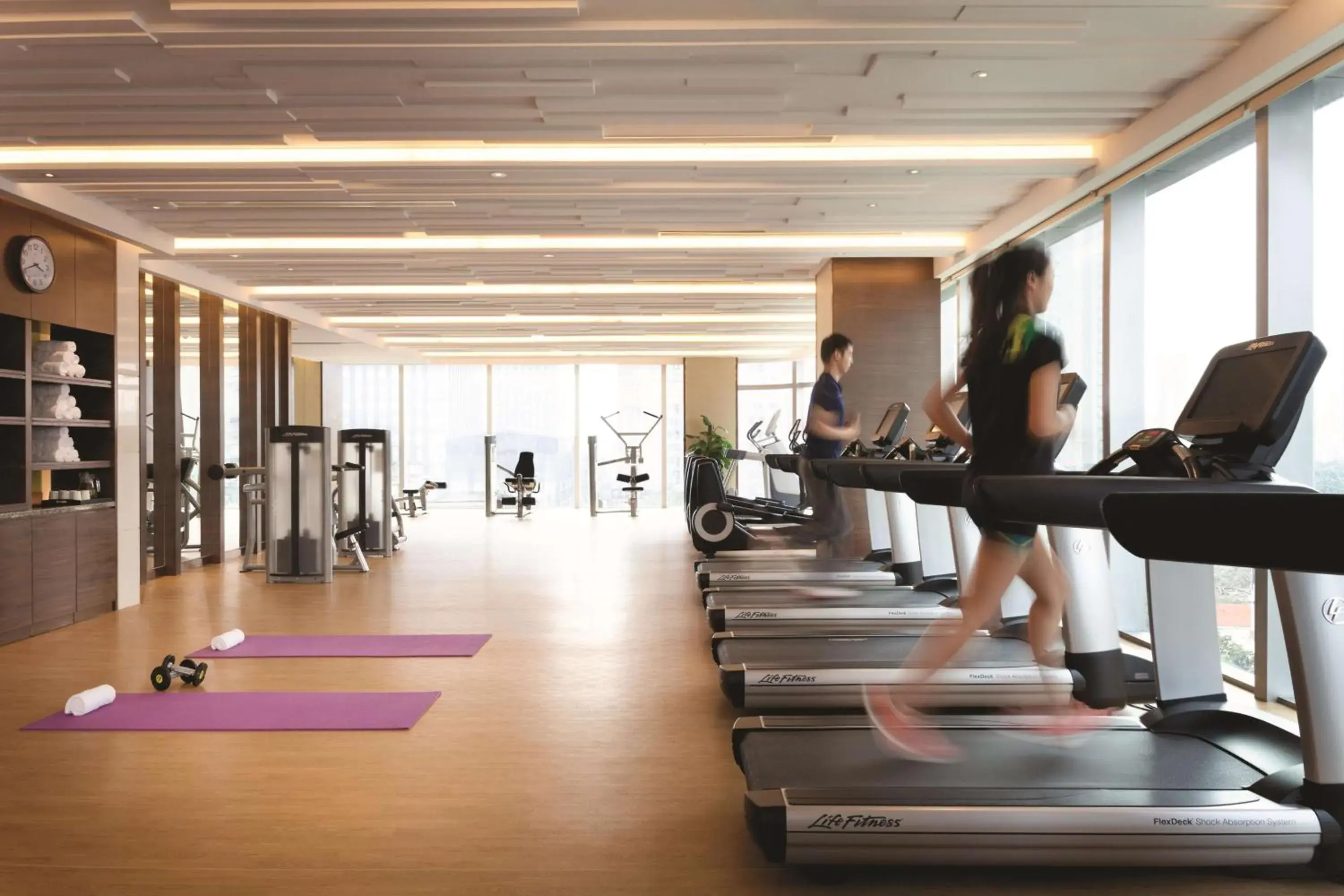 Fitness centre/facilities in Shangri-La Hefei Fitness centre/facilities in Shangri-La Hefei