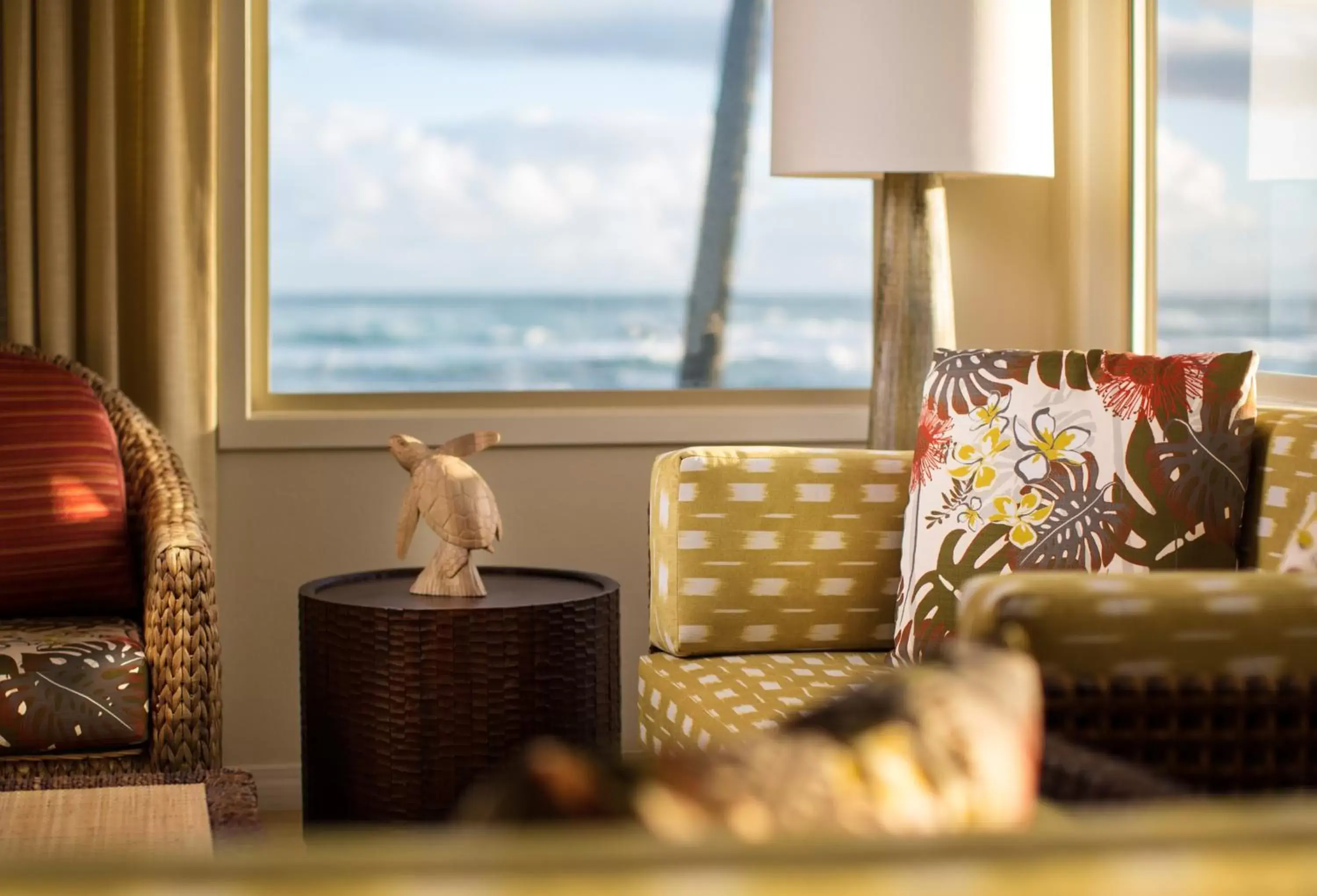 Decorative detail, Seating Area in Hanalei Colony Resort