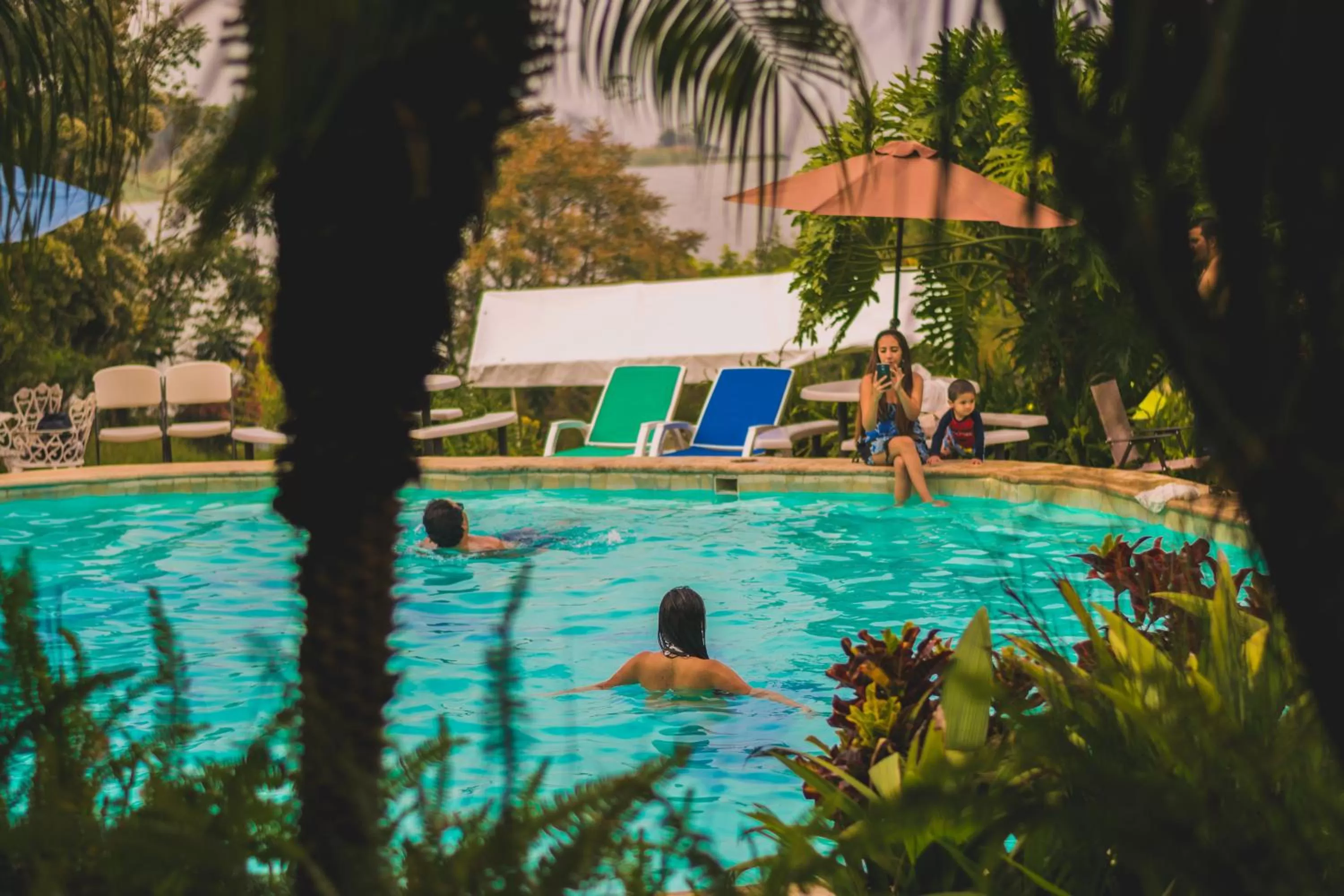 Swimming pool in Hotel Toliman