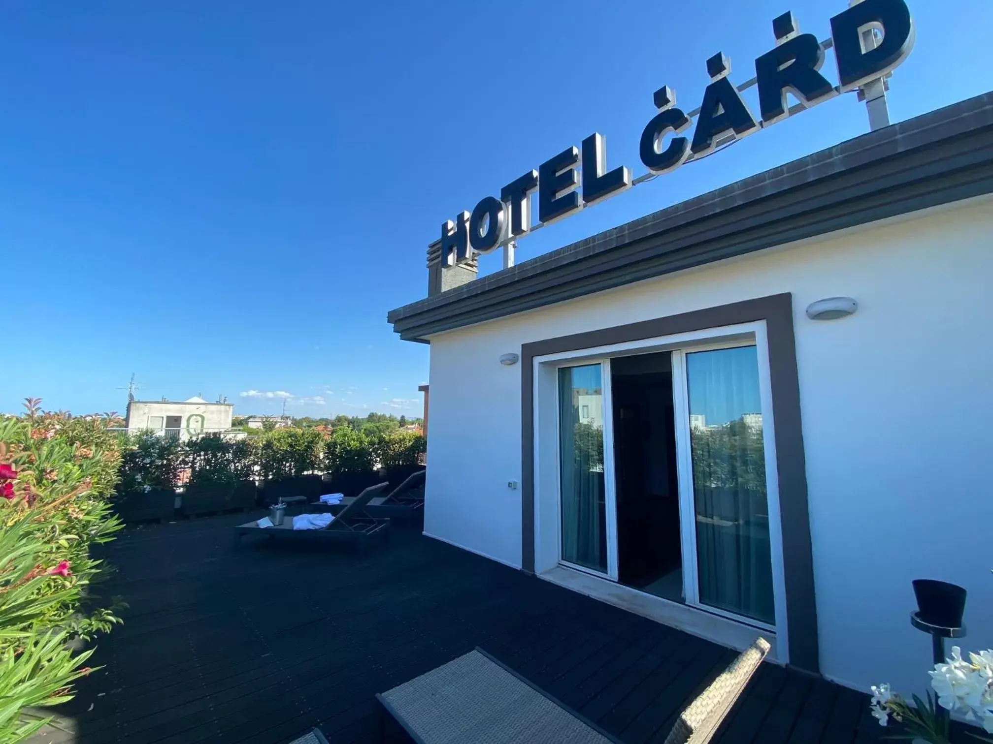 Balcony/Terrace, Property Building in Card International Hotel