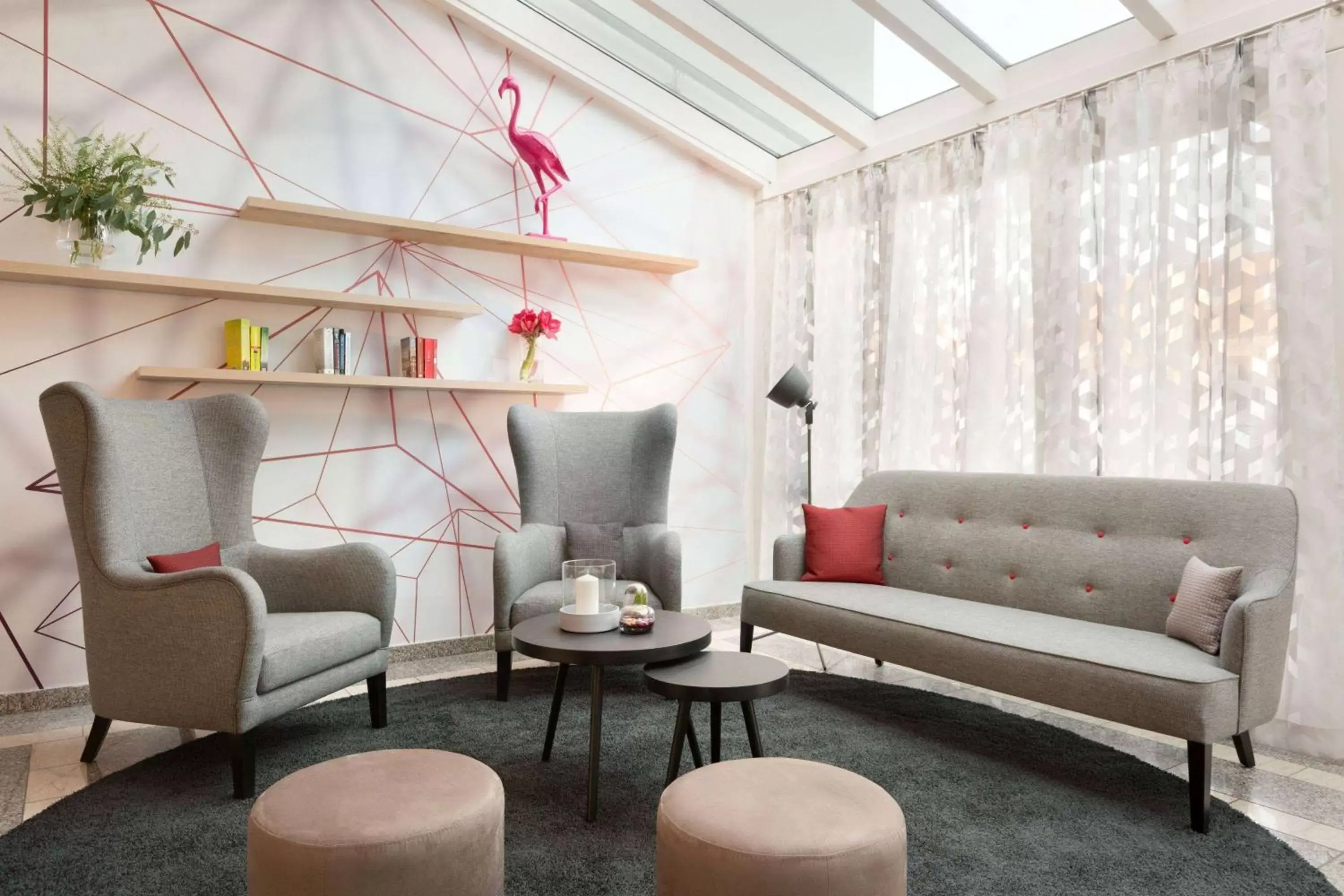 Lobby or reception in Ramada by Wyndham München Airport Lobby or reception in Ramada by Wyndham München Airport