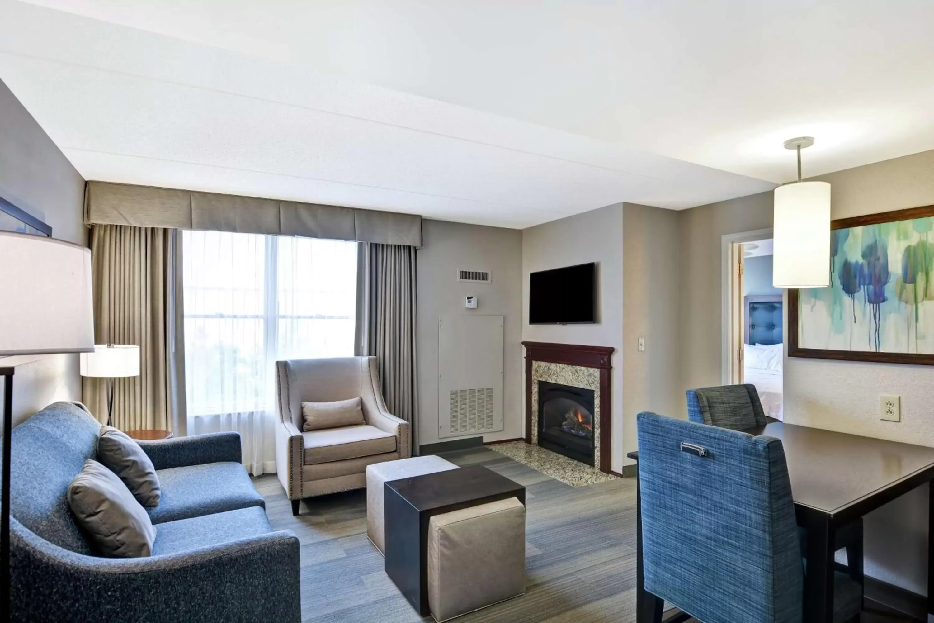 Living room, Seating Area in Homewood Suites by Hilton Lexington Fayette Mall