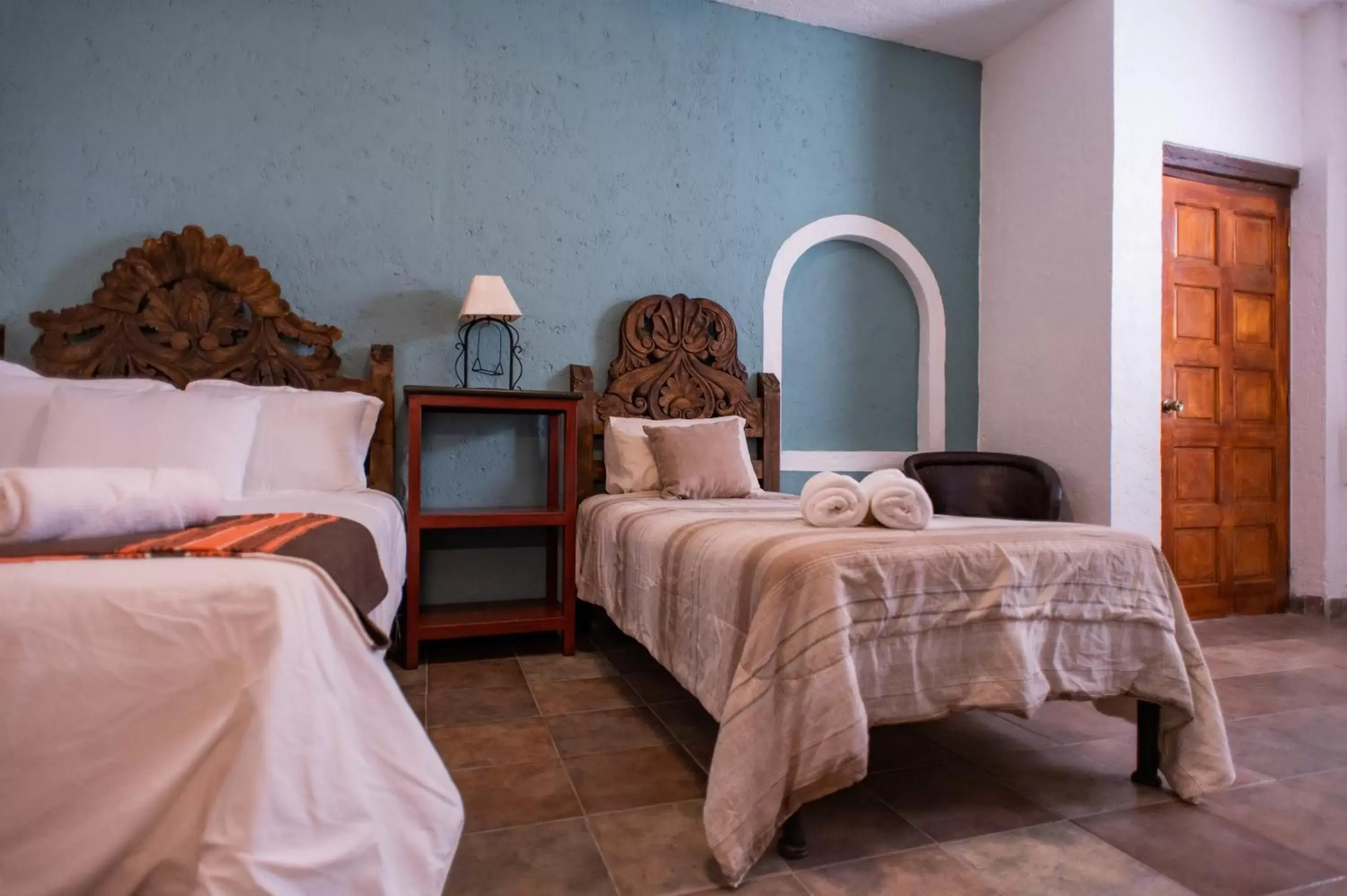Bedroom, Bed in Posada San Miguelito