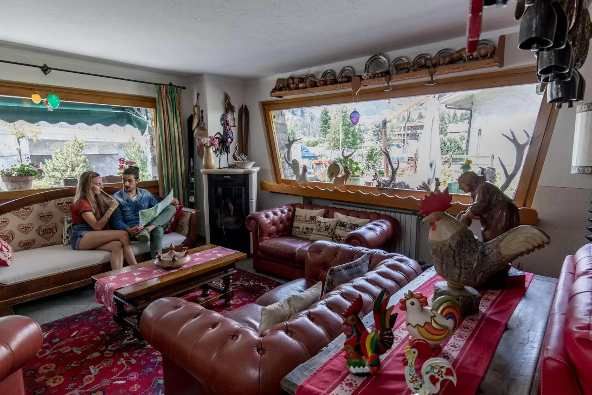 Living room in Hotel Walser Courmayeur