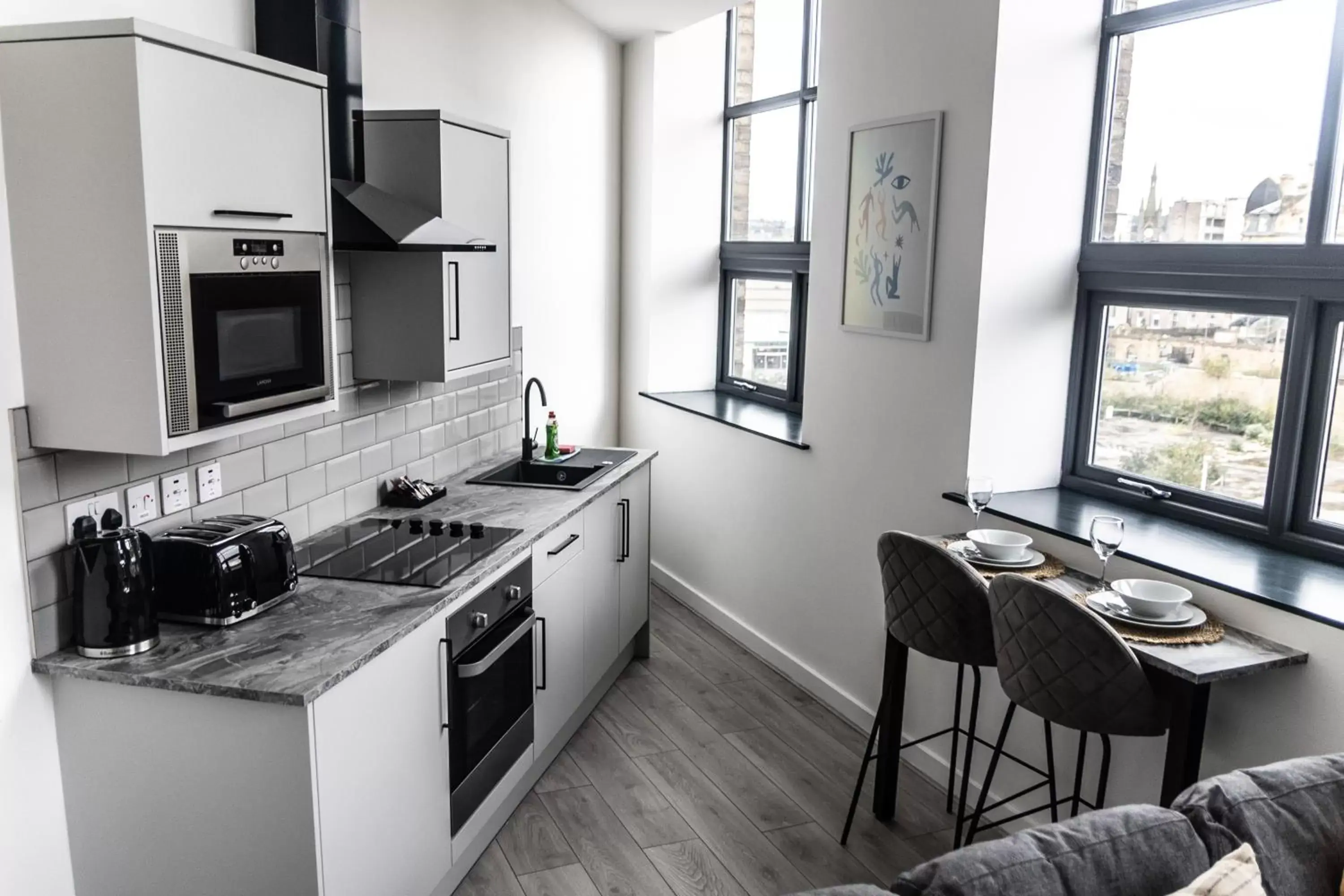 Kitchen/Kitchenette in Fletcher Apartments