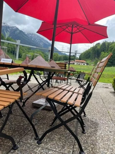 Balcony/Terrace in Hotel Bad Serneus