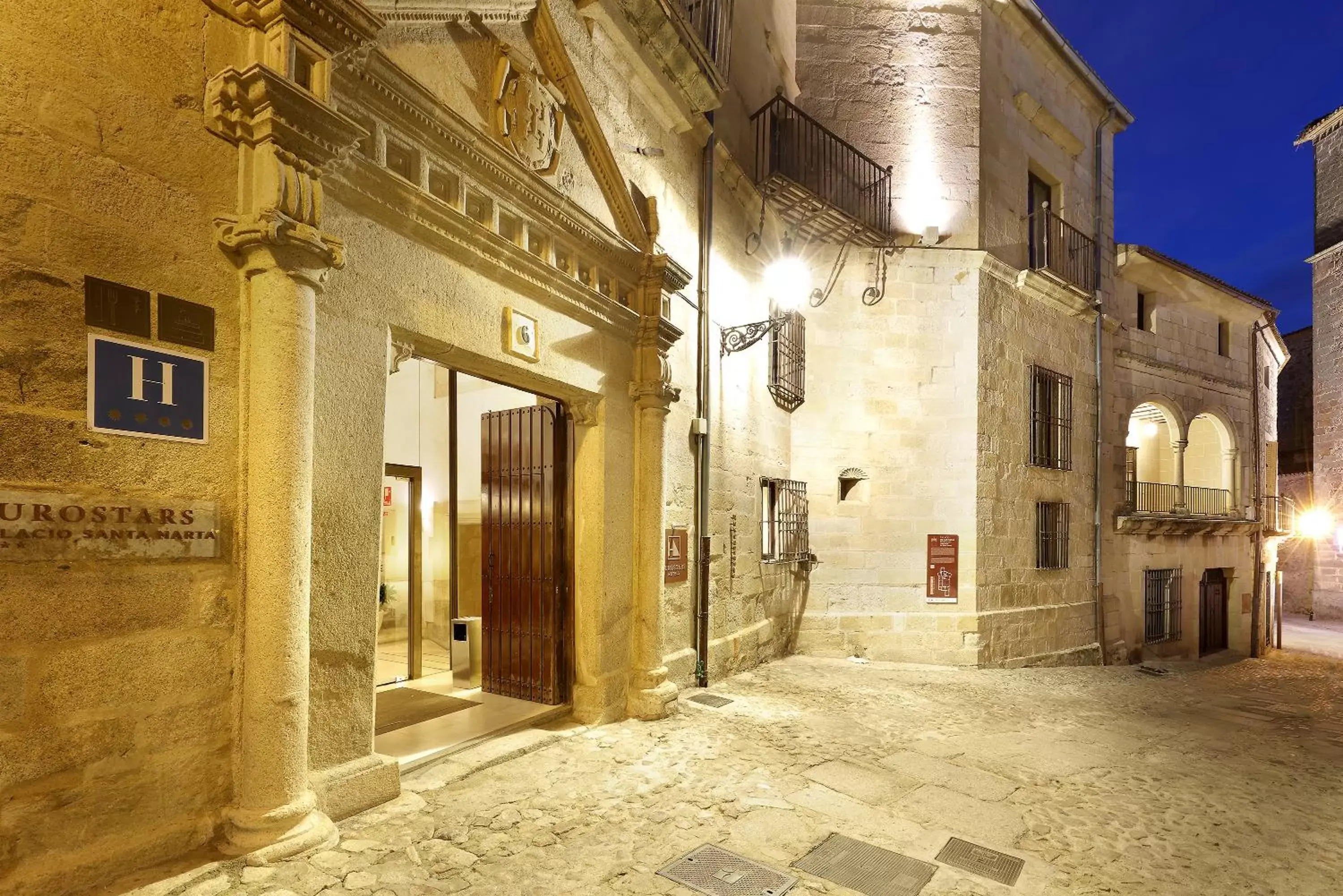 Facade/entrance in Eurostars Palacio de Santa Marta Facade/entrance in Eurostars Palacio de Santa Marta