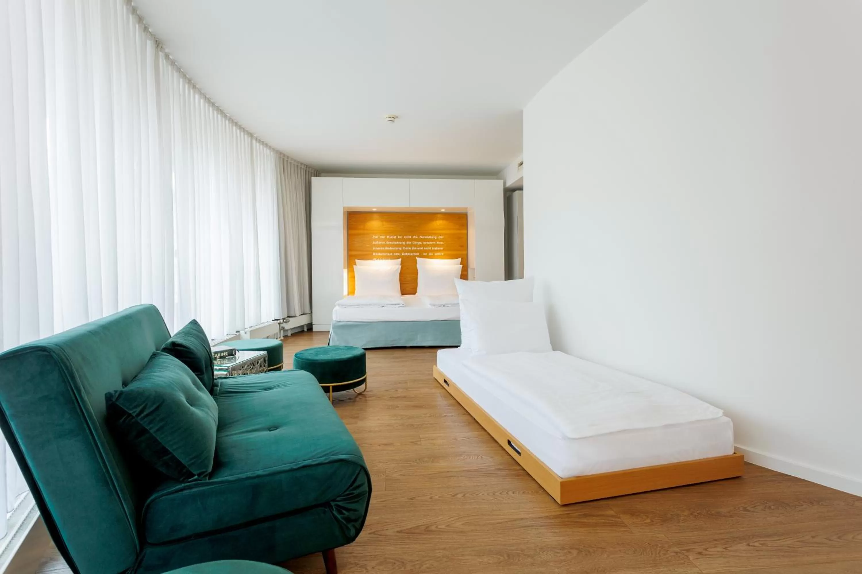 Photo of the whole room, Bed in Art Hotel City Leipzig