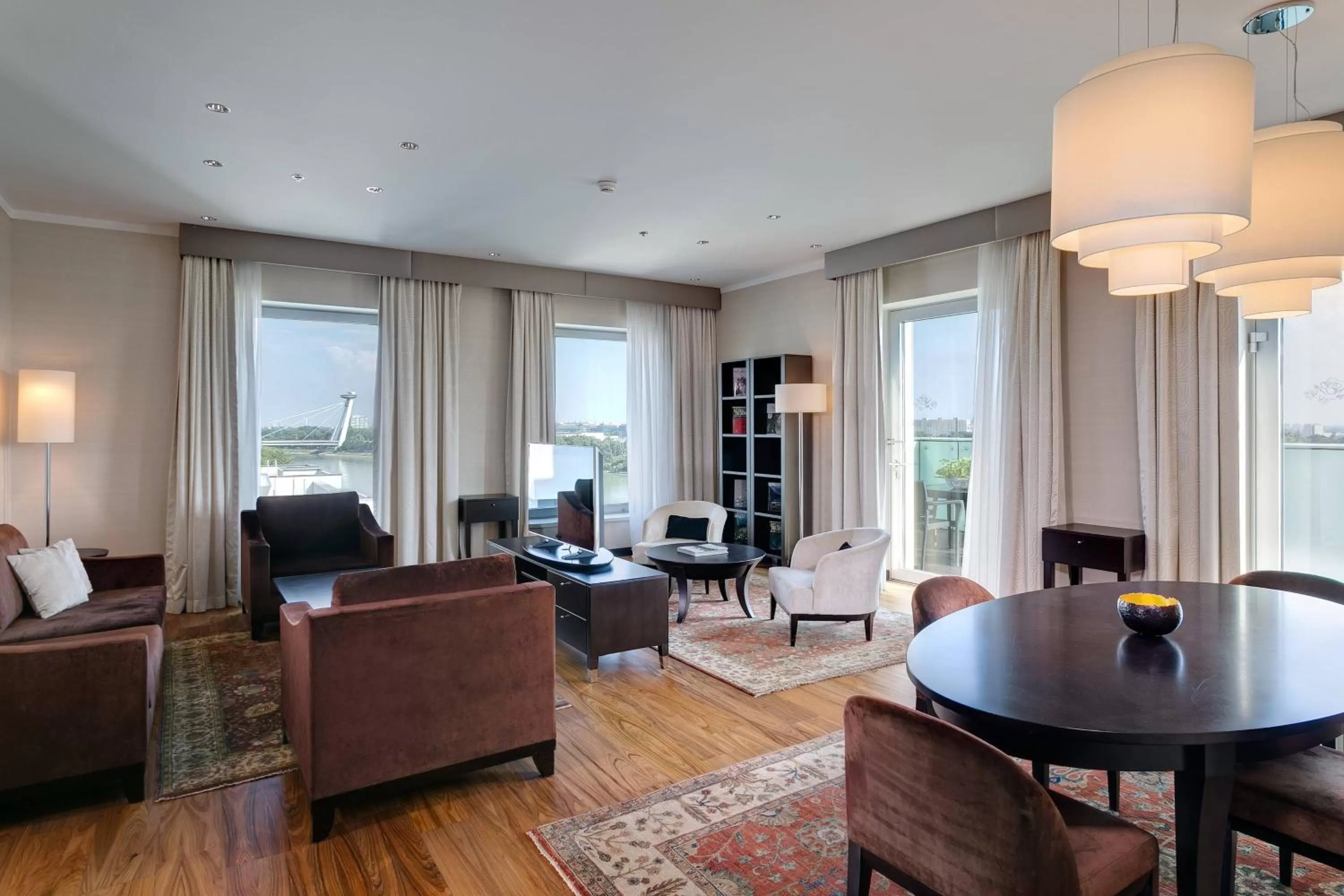 Living room in Grand Hotel River Park, a Luxury Collection Hotel, Bratislava