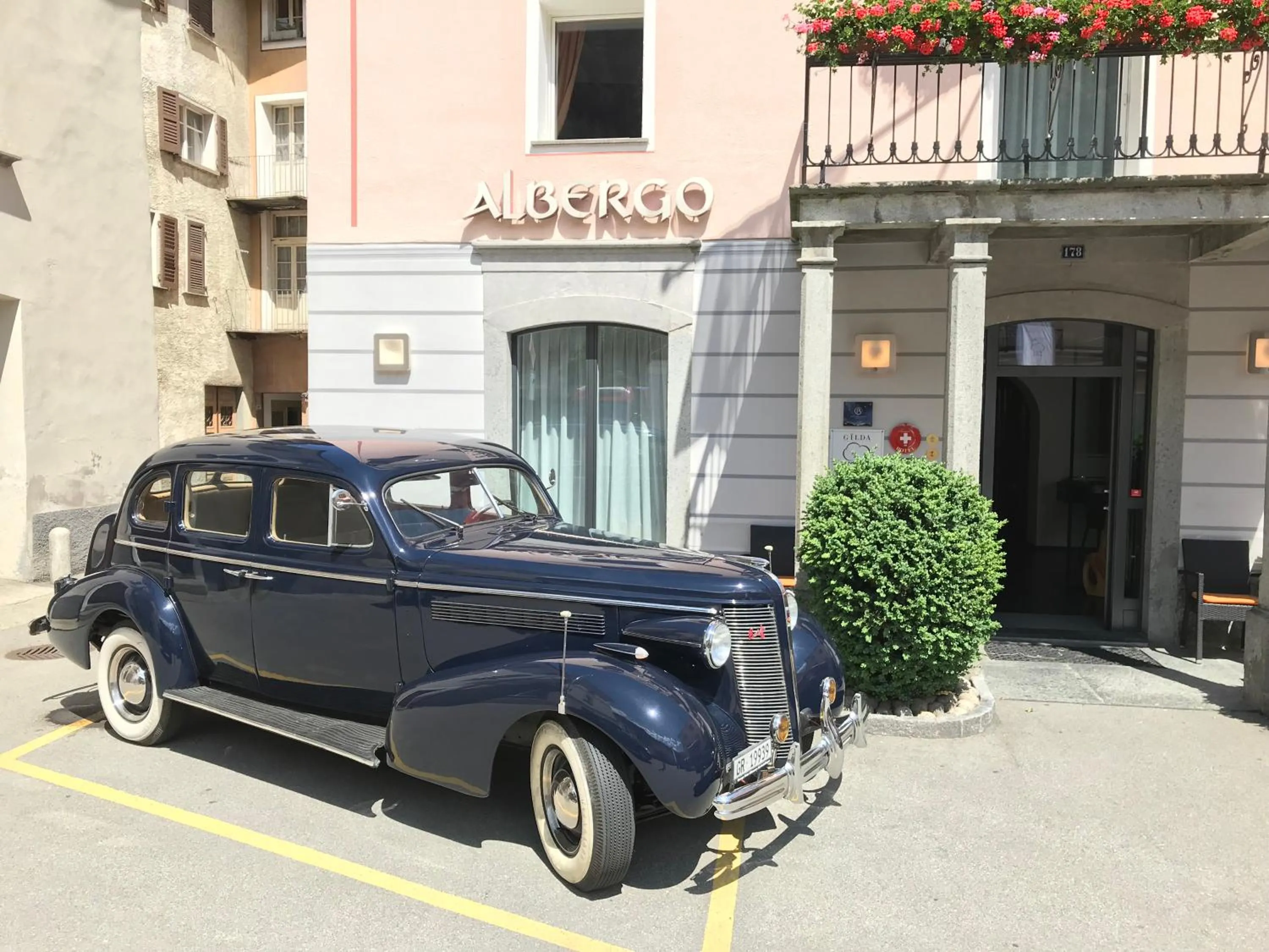 Decorative detail in Hotel & SPA Croce Bianca