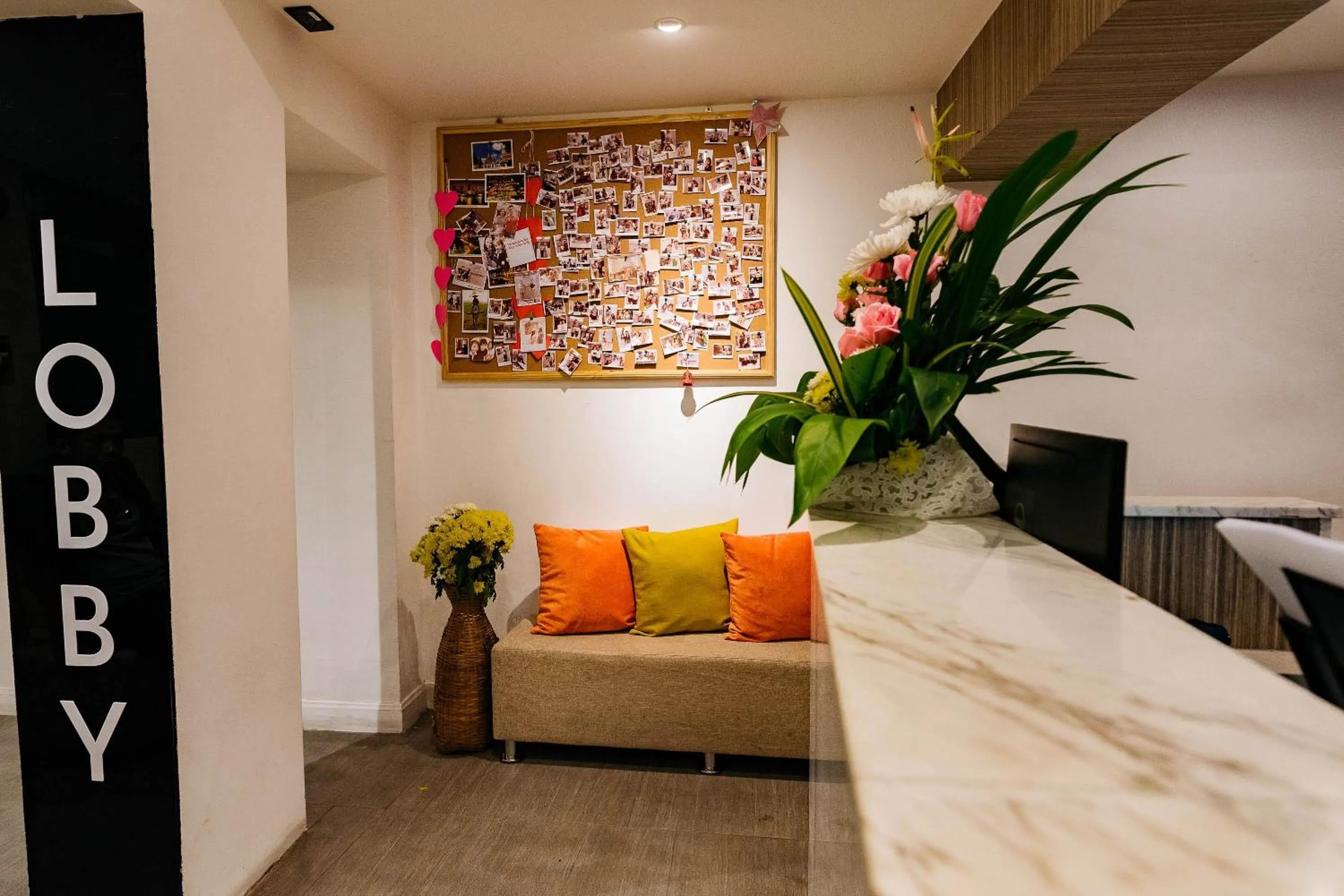 Lobby or reception in Lucky House Khaosan