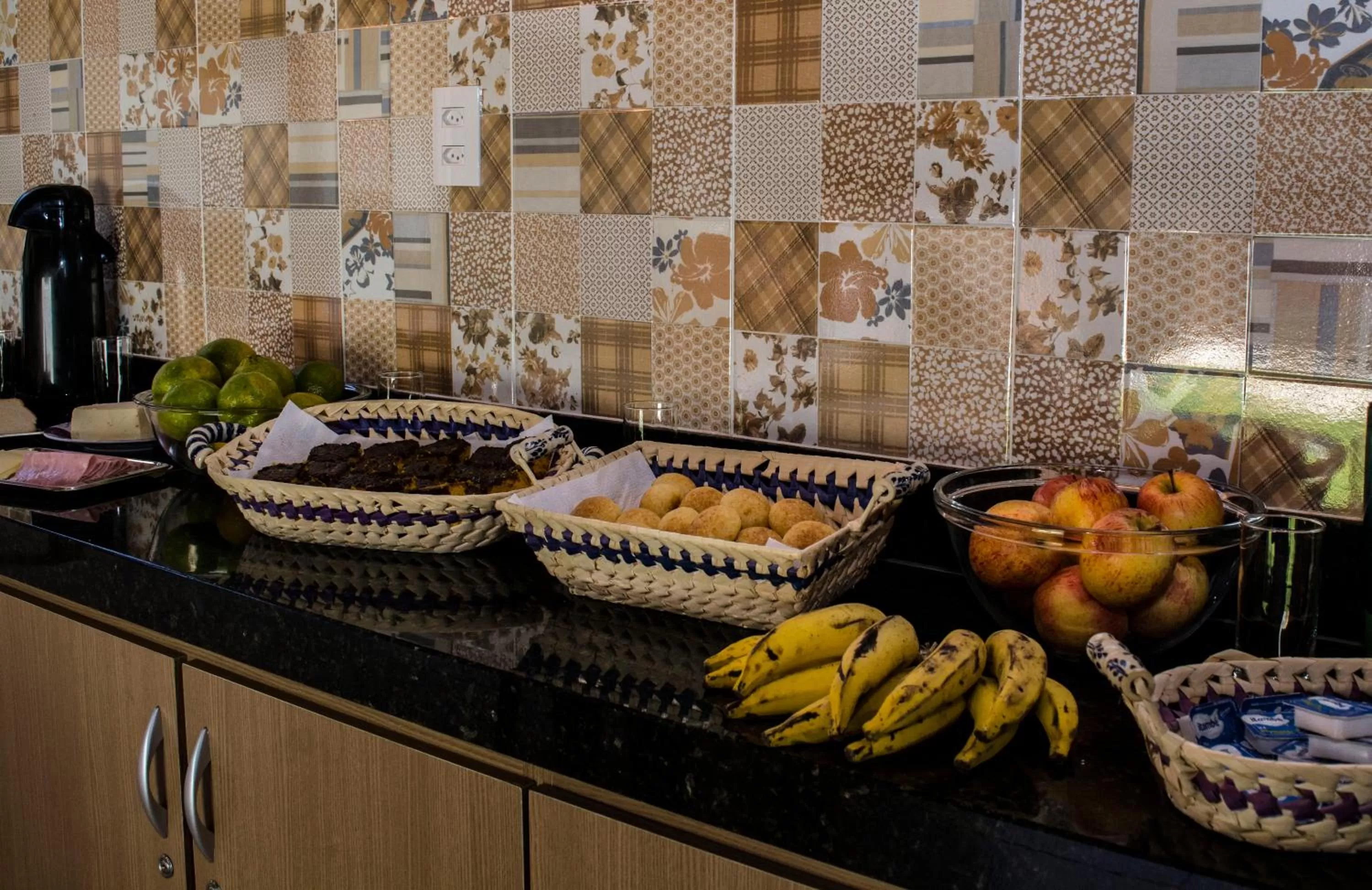 Buffet breakfast in Pousada Araxá