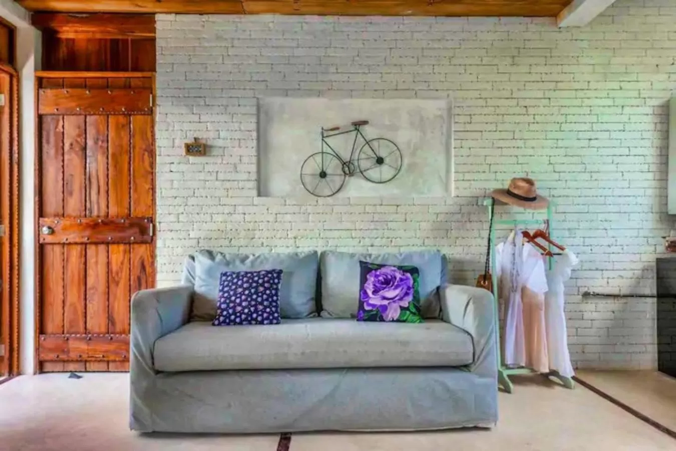 Living room in Suites Tulum