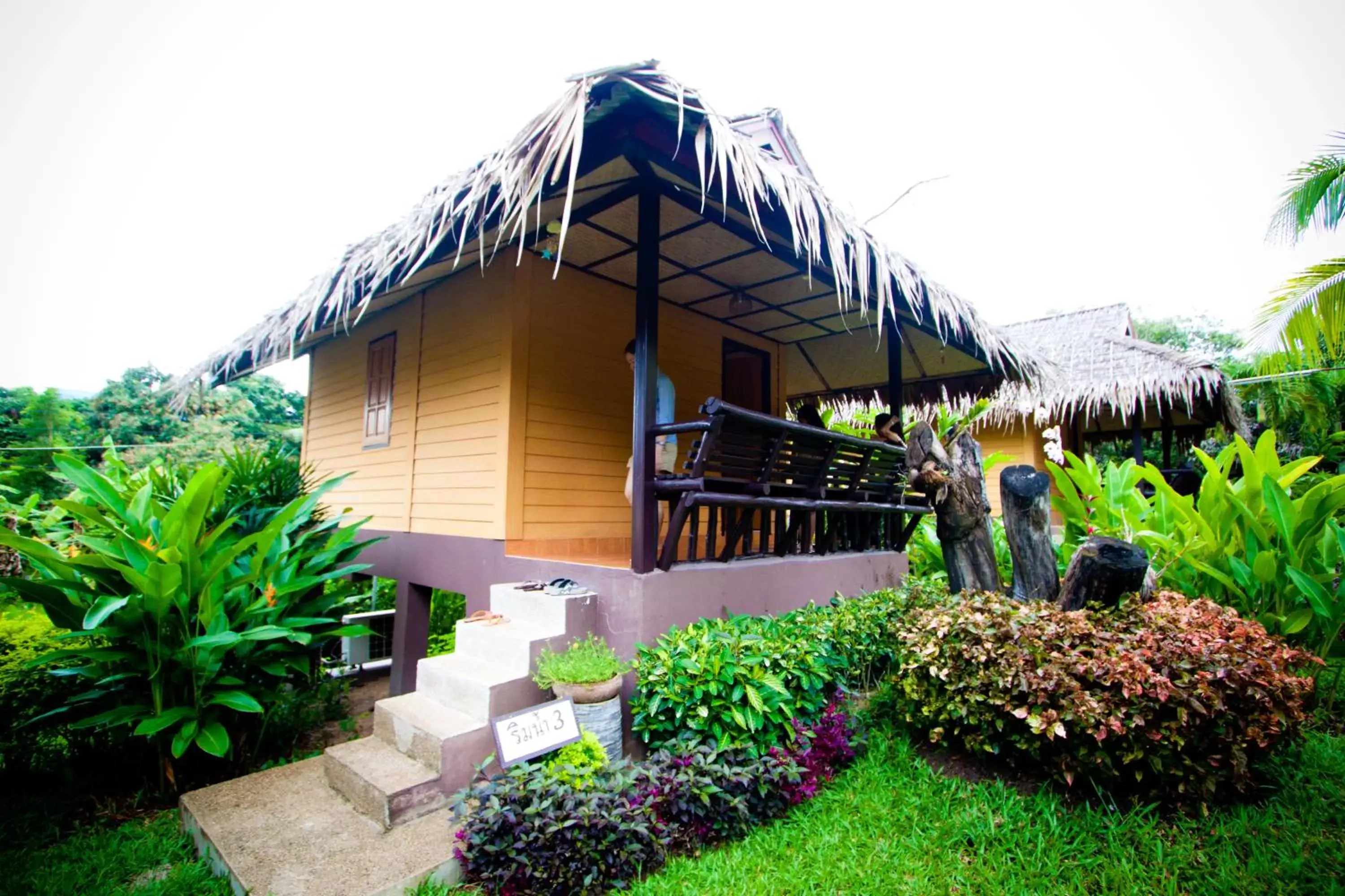 Balcony/Terrace, Property Building in Touch Star Resort - Doi Inthanon