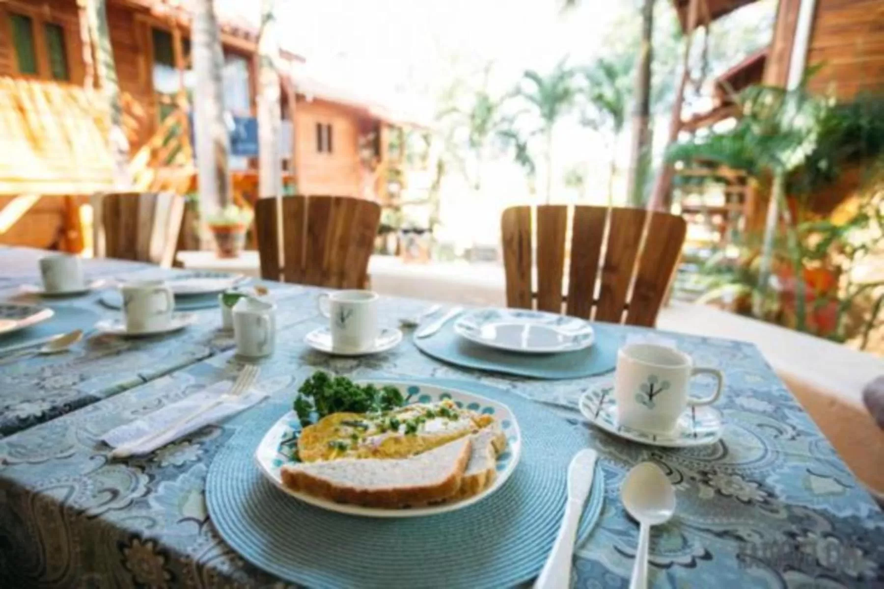 Continental breakfast in The Beach Bungalows - Yoga and Surf Hotel - Adults Only