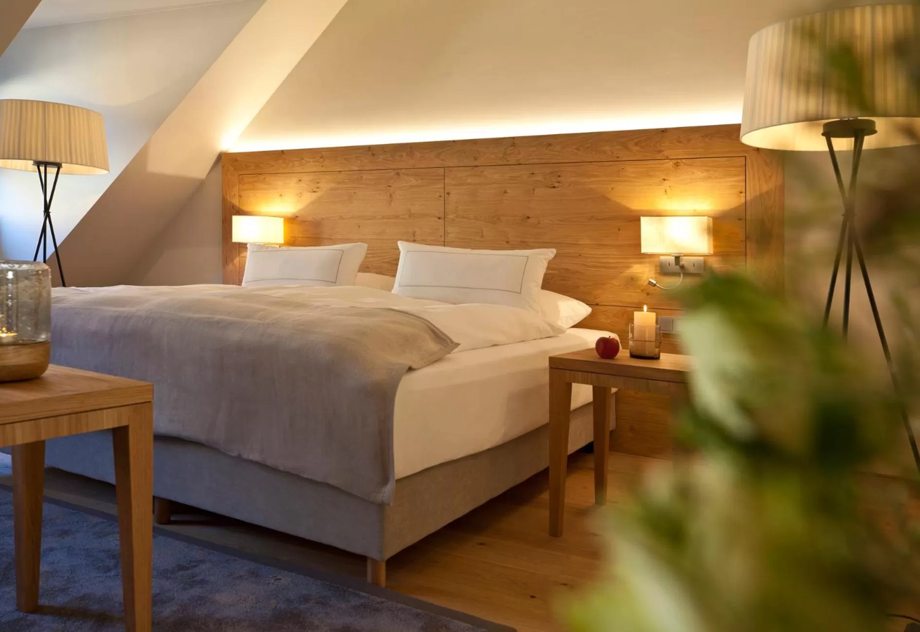 Photo of the whole room, Bed in Gasthof Zufriedenheit