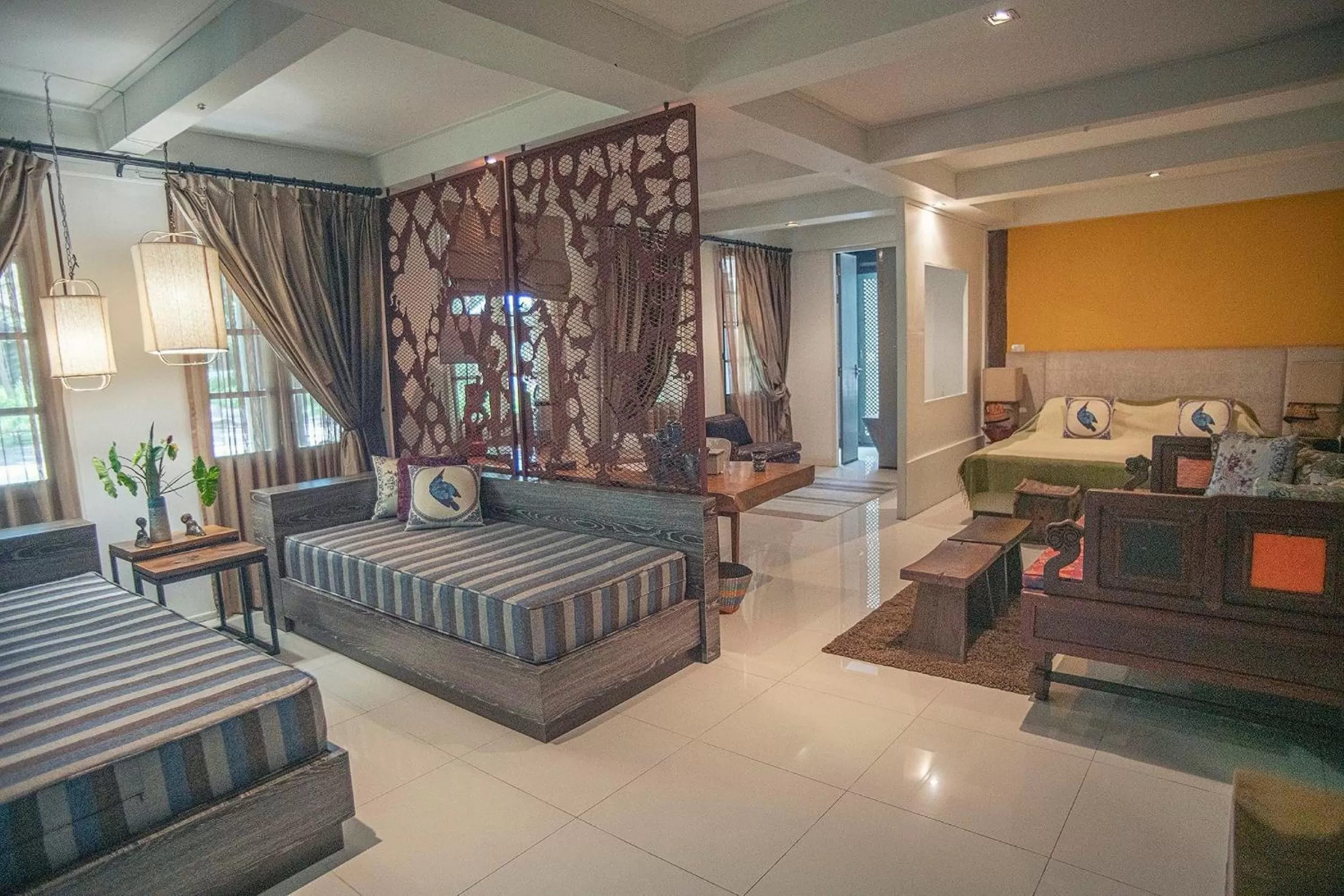 Photo of the whole room, Bed in Baan Suan Residence เฮือนพักบ้านสวน