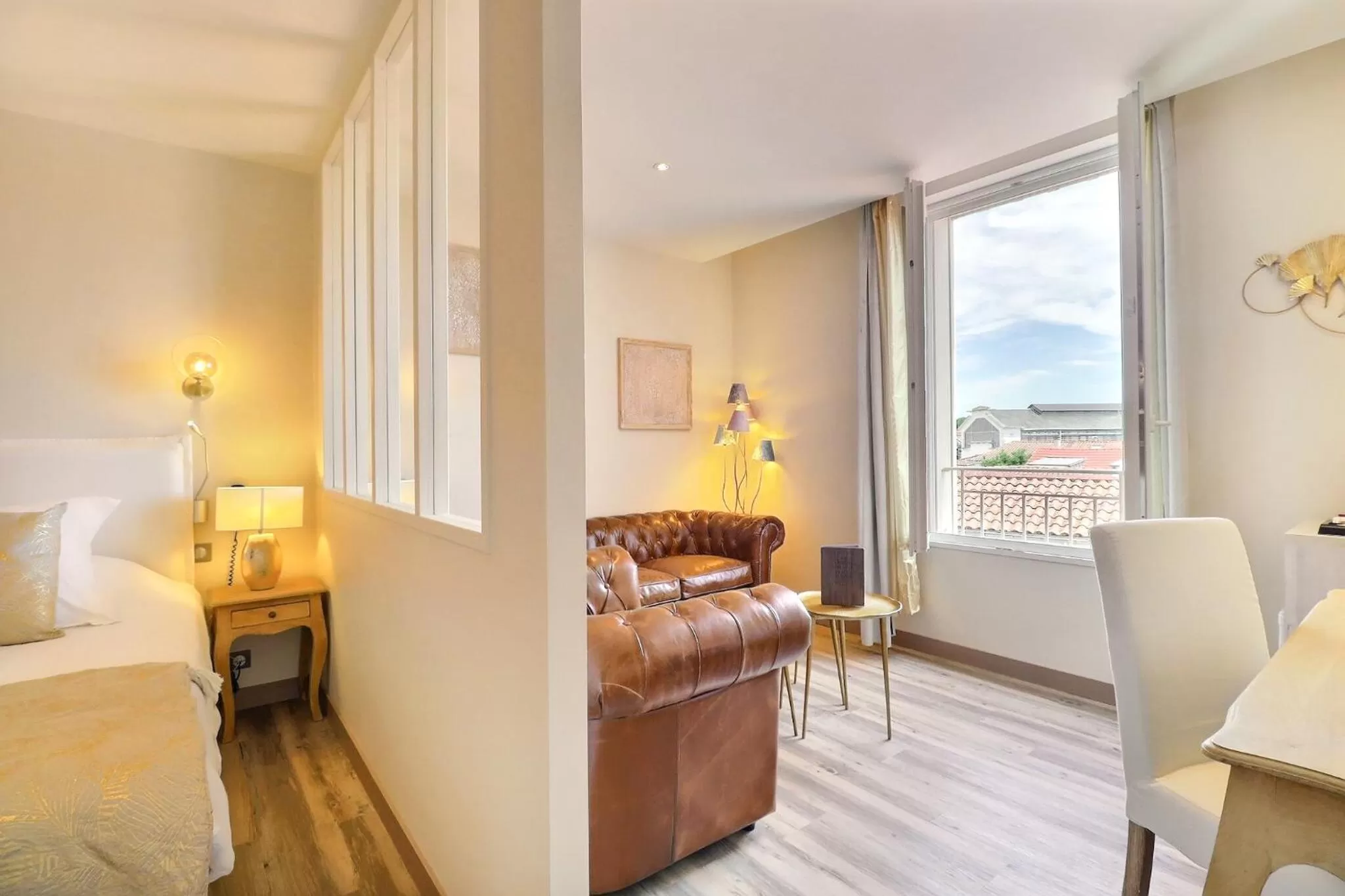 Bed in Grand Hôtel des Bains SPA