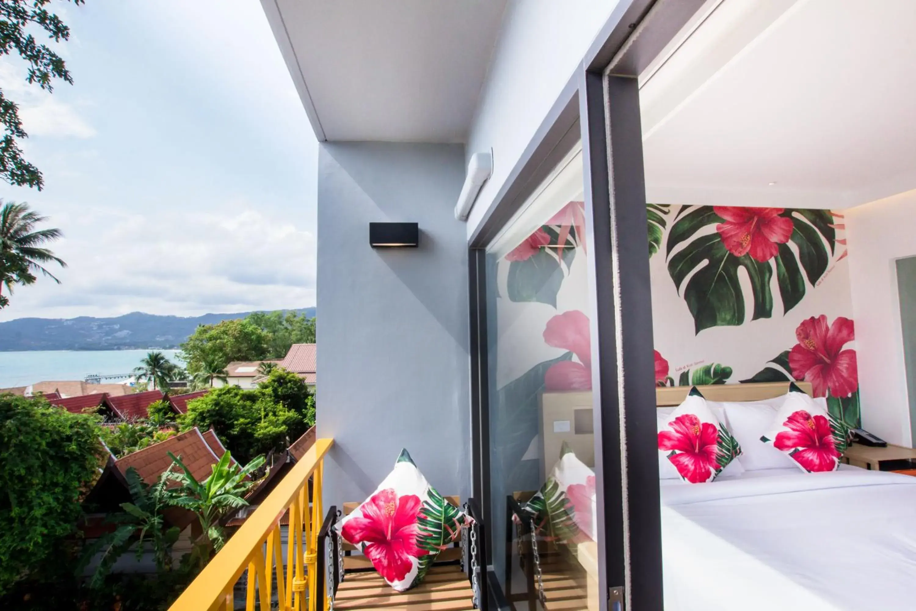 Balcony/Terrace in Lub d Koh Samui Chaweng Beach - SHA Extra Plus