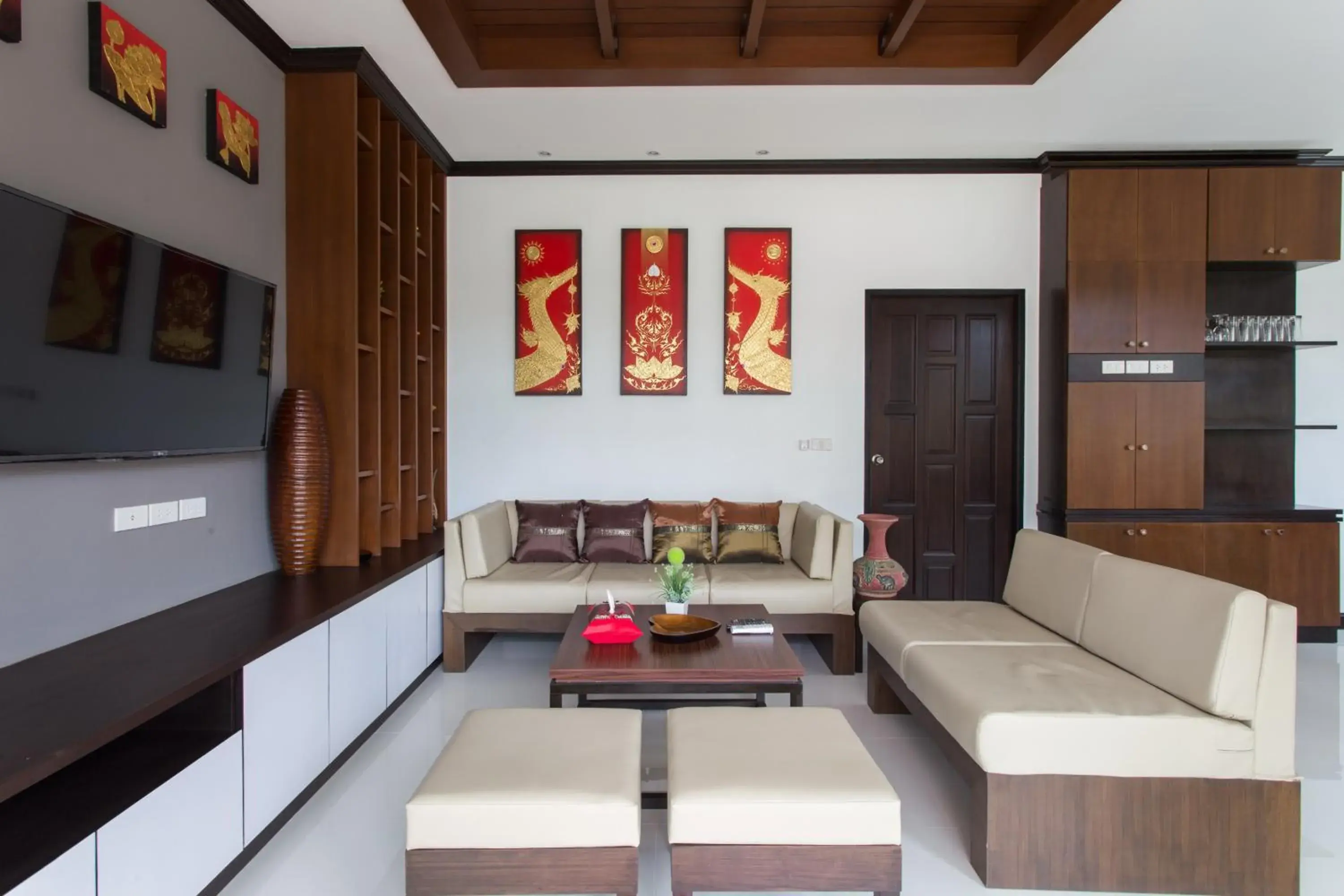 Living room, Seating Area in The Best Aonang Villas